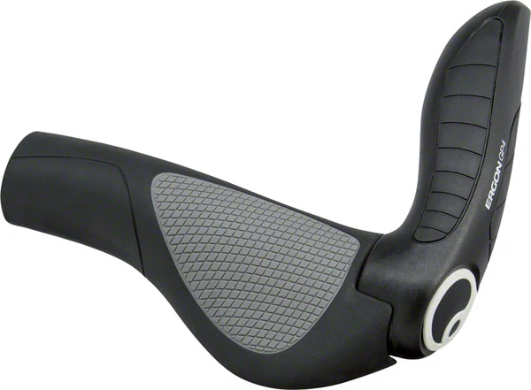 Ergon GP4-L Grips: Large, Black/Grey