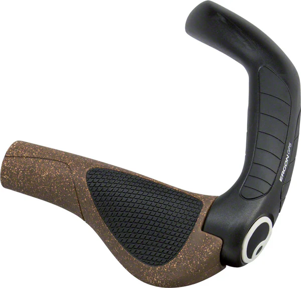 Ergon GP5-L BioKork Grip: Large Black/Tan