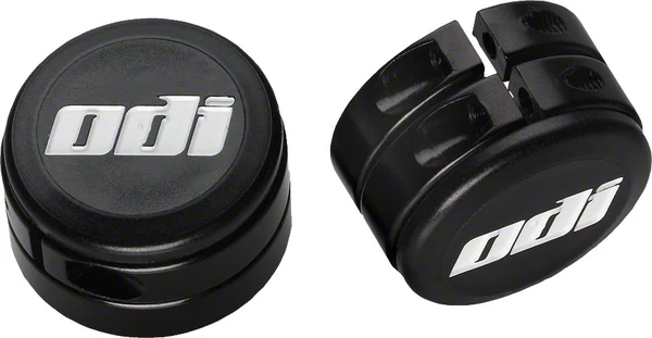 ODI Lock Jaw clamps w/ Snap caps Black set/4