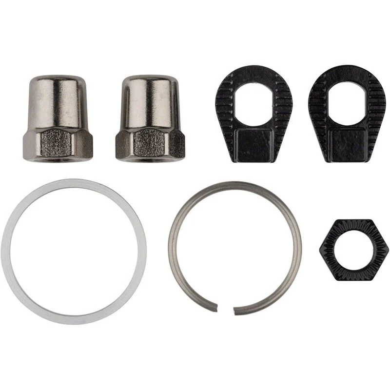 Enviolo CVP Hub Mounting Hardware Kit, Washers, Axle Nuts, Spacer, Snap Ring
