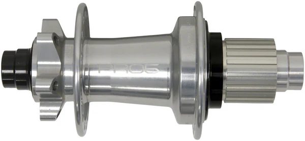 Hope Pro 5 Rear Hub - 12 x 148mm, 6-Bolt, Micro Spline, Silver, 28H