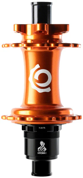 Industry Nine Hydra 2 Classic Rear Hub - 12 x 148mm, 6-Bolt, XD, Orange, 32H