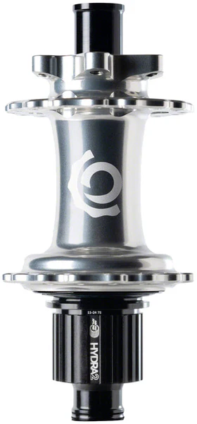 Industry Nine Hydra 2 Classic Rear Hub - 12 x 148mm, 6-Bolt, Micro Spline, Silver, 28H
