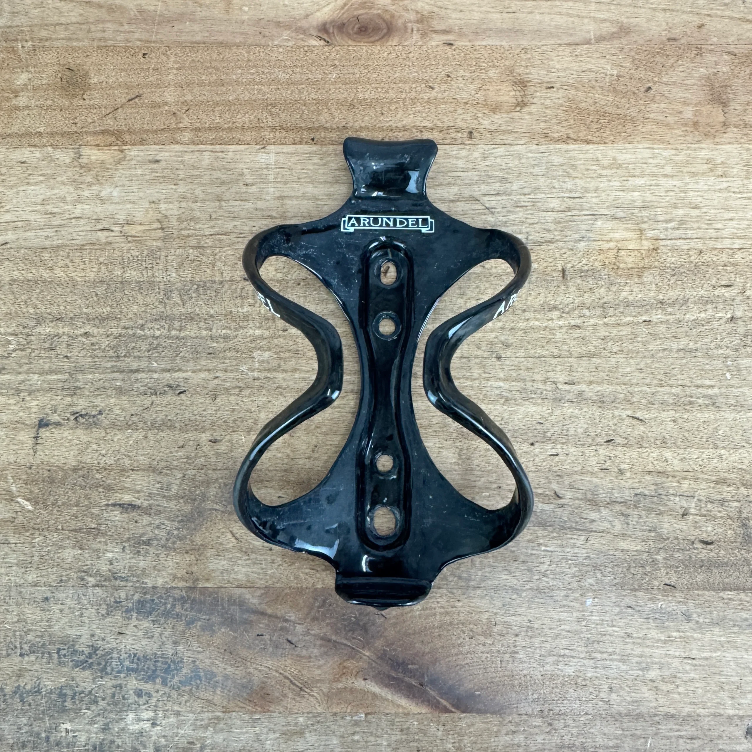 Arundel Mandible UD Gloss Carbon Single Bike Water Bottle Cage 25g