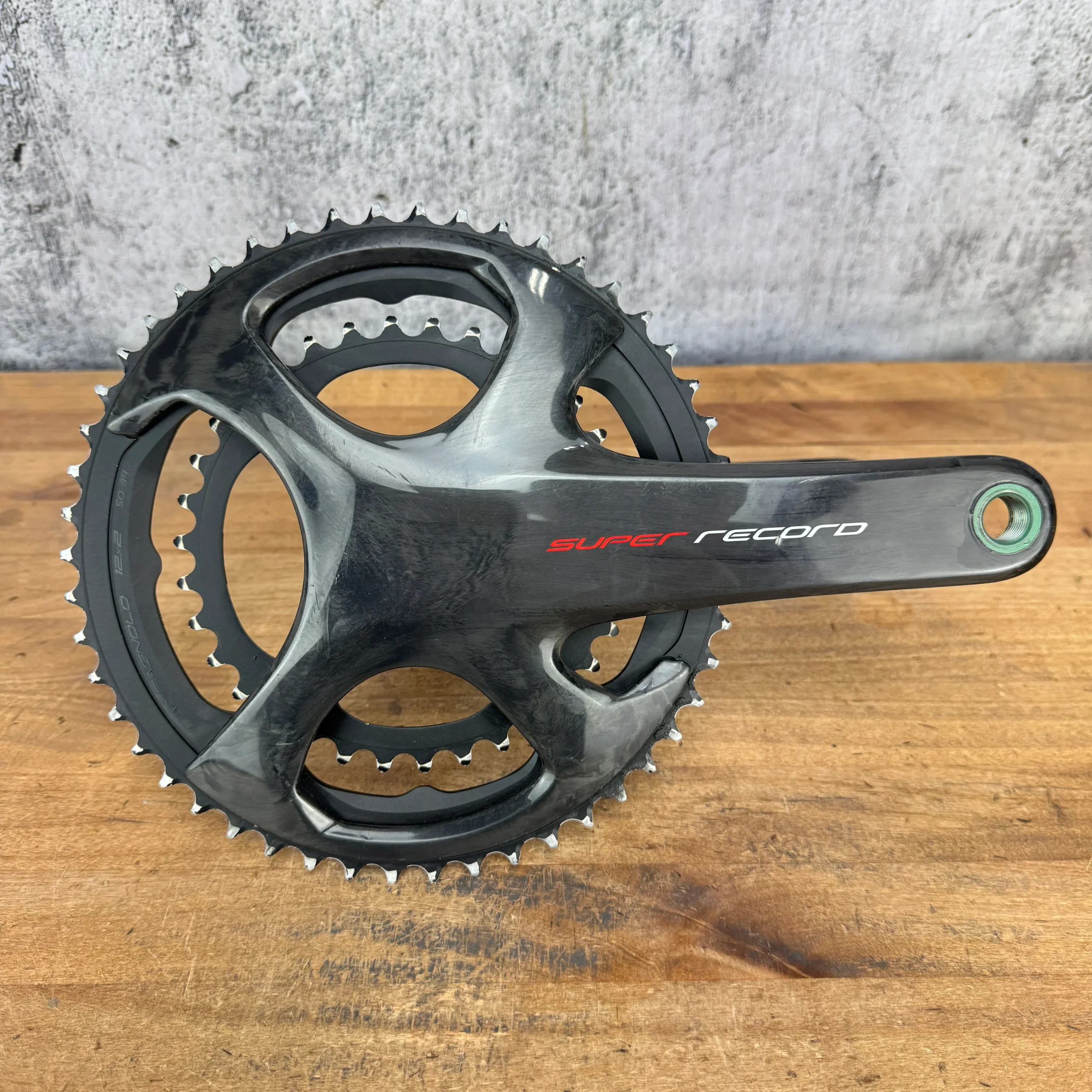 Campagnolo Super Record 12 172.5mm 12-Speed 50/34t Carbon Bike Crankset 619g