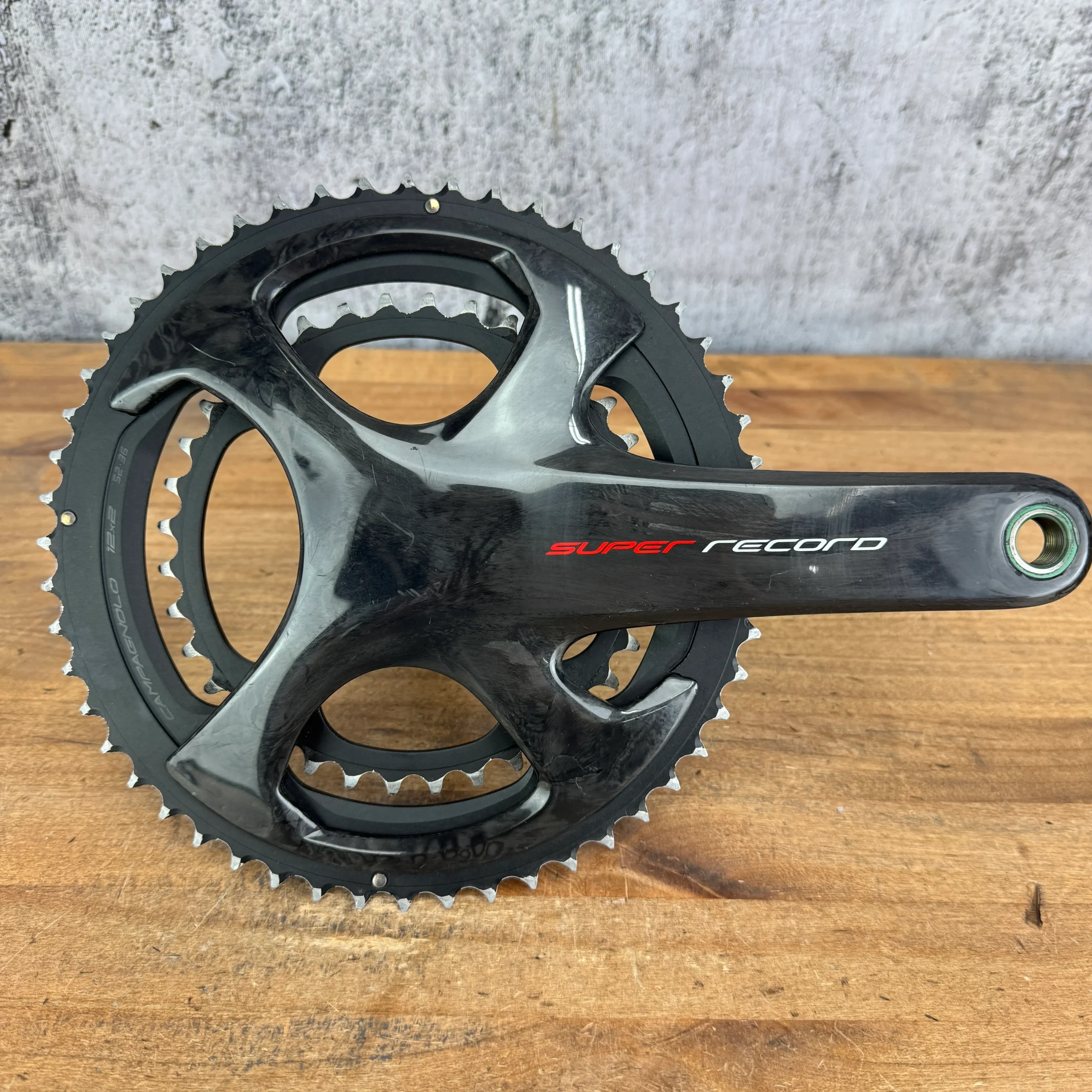 Campagnolo Super Record 12 Carbon 12-Speed 172.5mm 52/36t Crankset 640g
