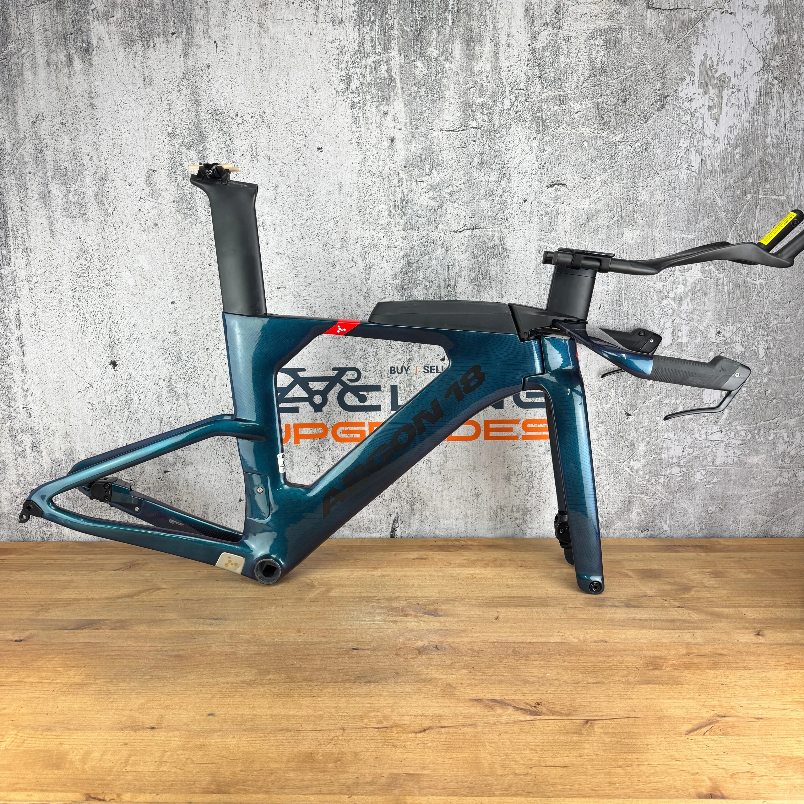 Argon 18 E-119 Tri+ Dig Me Beach Reflects XS Carbon Disc Frameset Module 700c