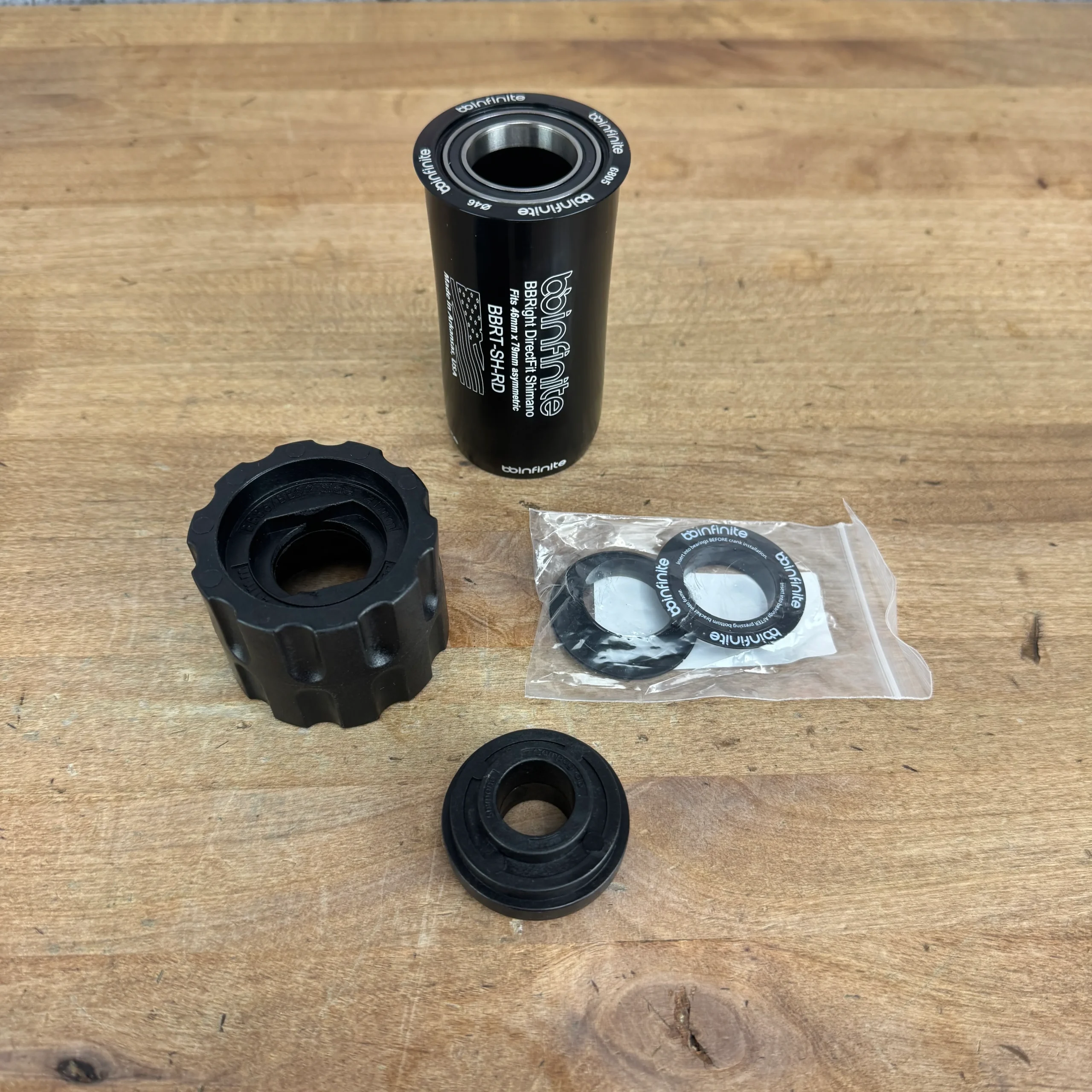 New! BBInfinite Pressfit BBRight Bottom Bracket for Shimano 24mm Spindles 99g