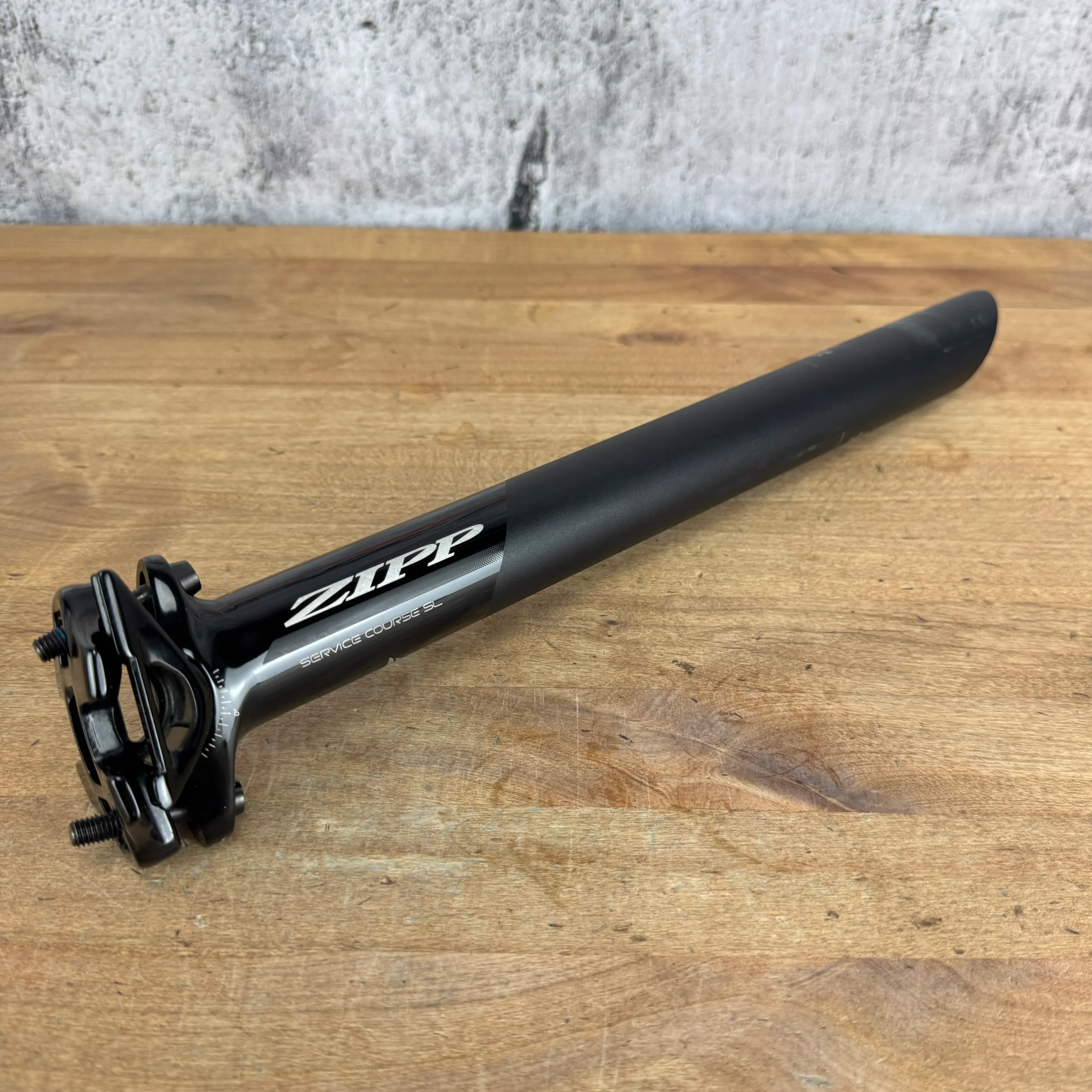 Low Mile! Zipp Service Course SL 330mm x 31.6mm Alloy Bike Seatpost 218g