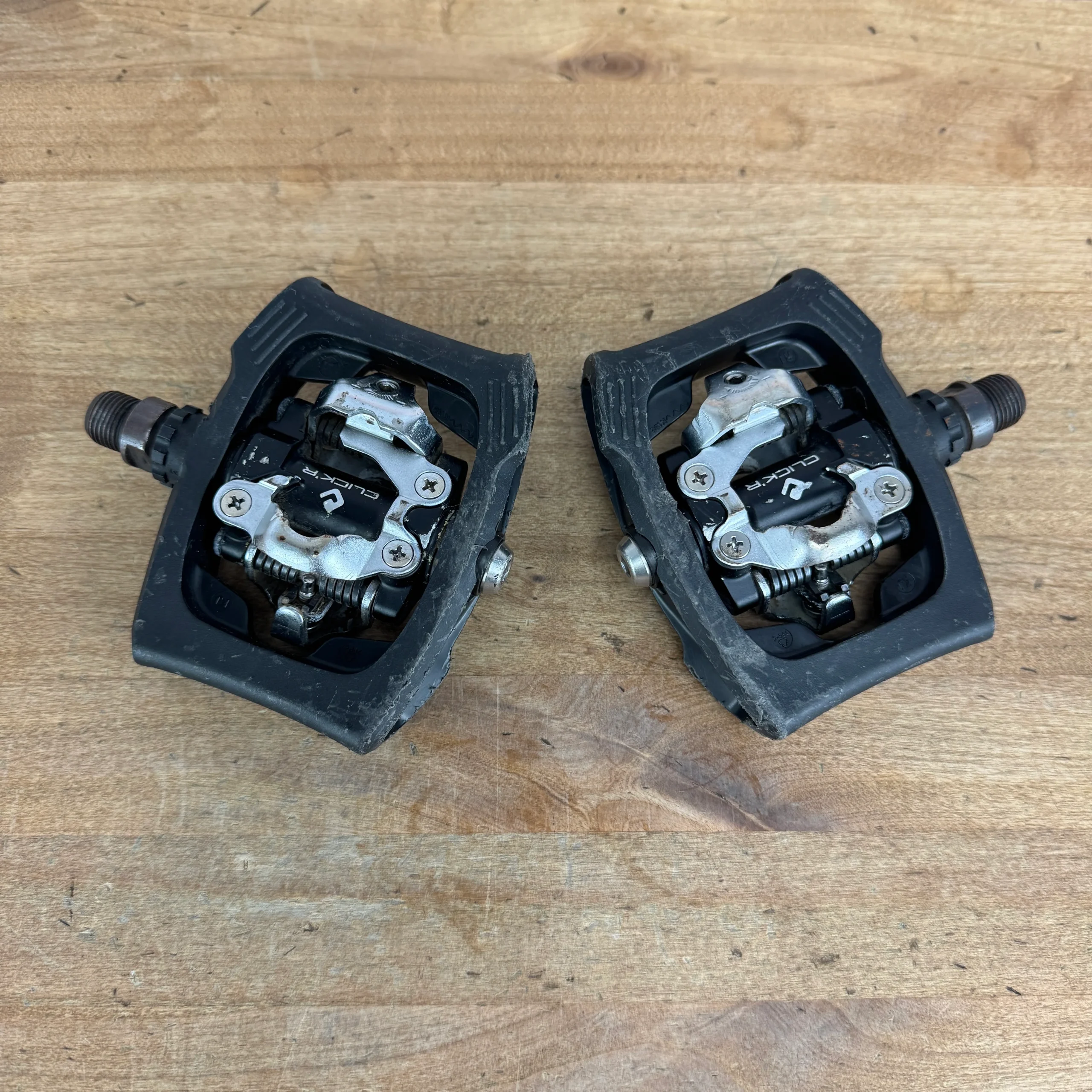 Shimano PD-T400 Click'r Steel Spindle Clipless MTB Bike Pedals 514g