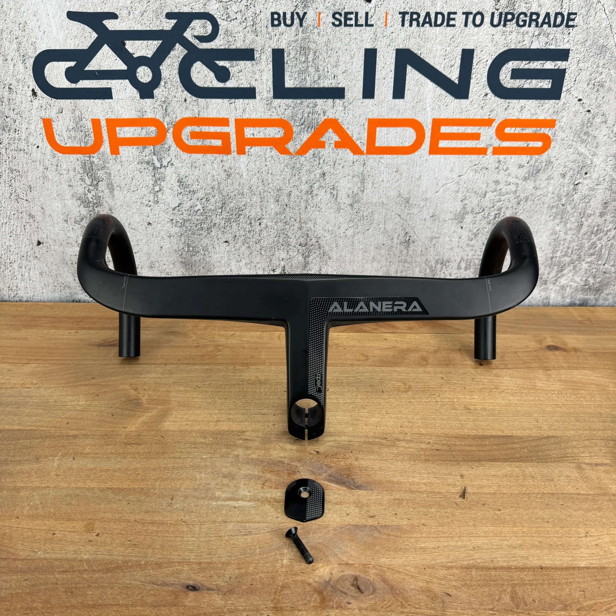 Deda Elementi Alanera 44cm x 100mm Carbon -8 Degree Integrated Handlebar 374g