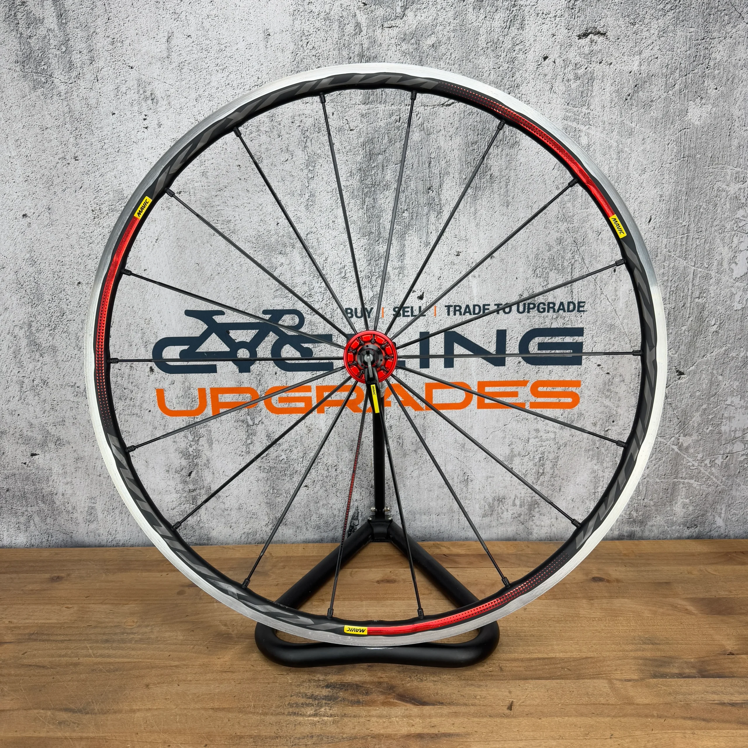 Mavic Ksyrium Pro Limited Edition Red Alloy Clincher Front Wheel 700c Rim Brake
