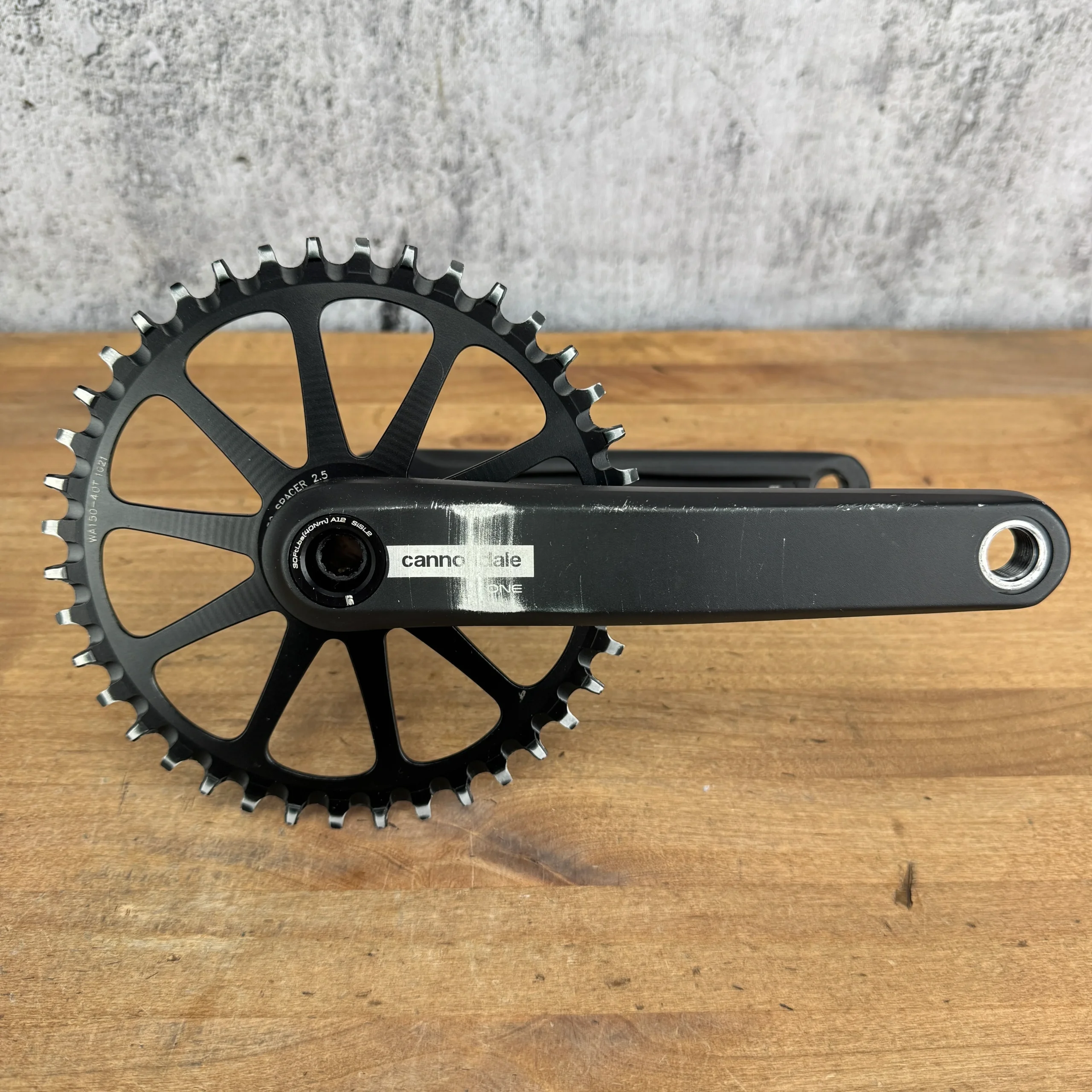 Cannondale One Alloy 172.5mm 40T 1x Spidering Alloy Crankset 30mm Si Spindle