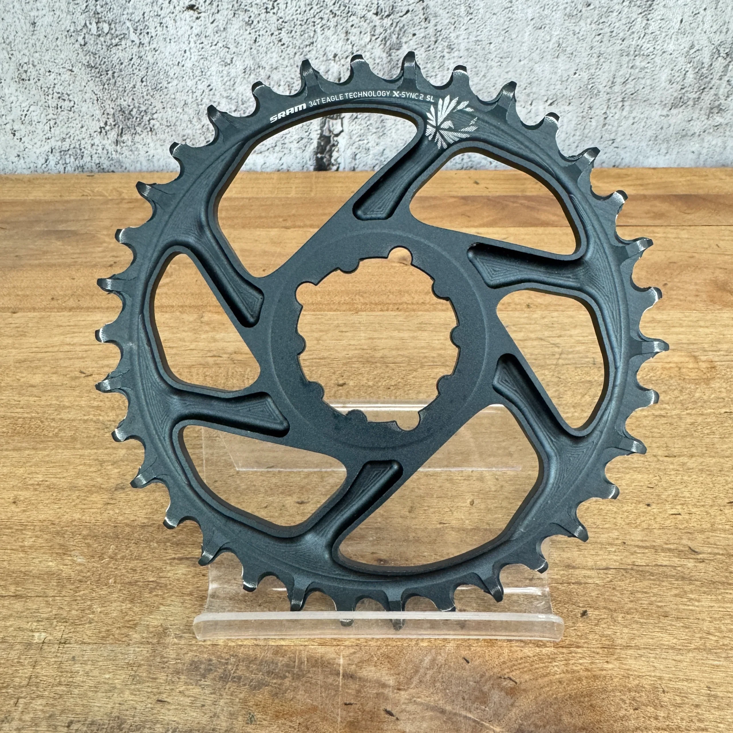Light Wear SRAM Eagle X-Sync 2 SL 34t 12-Speed 3-Bolt 1x Chainring 63g