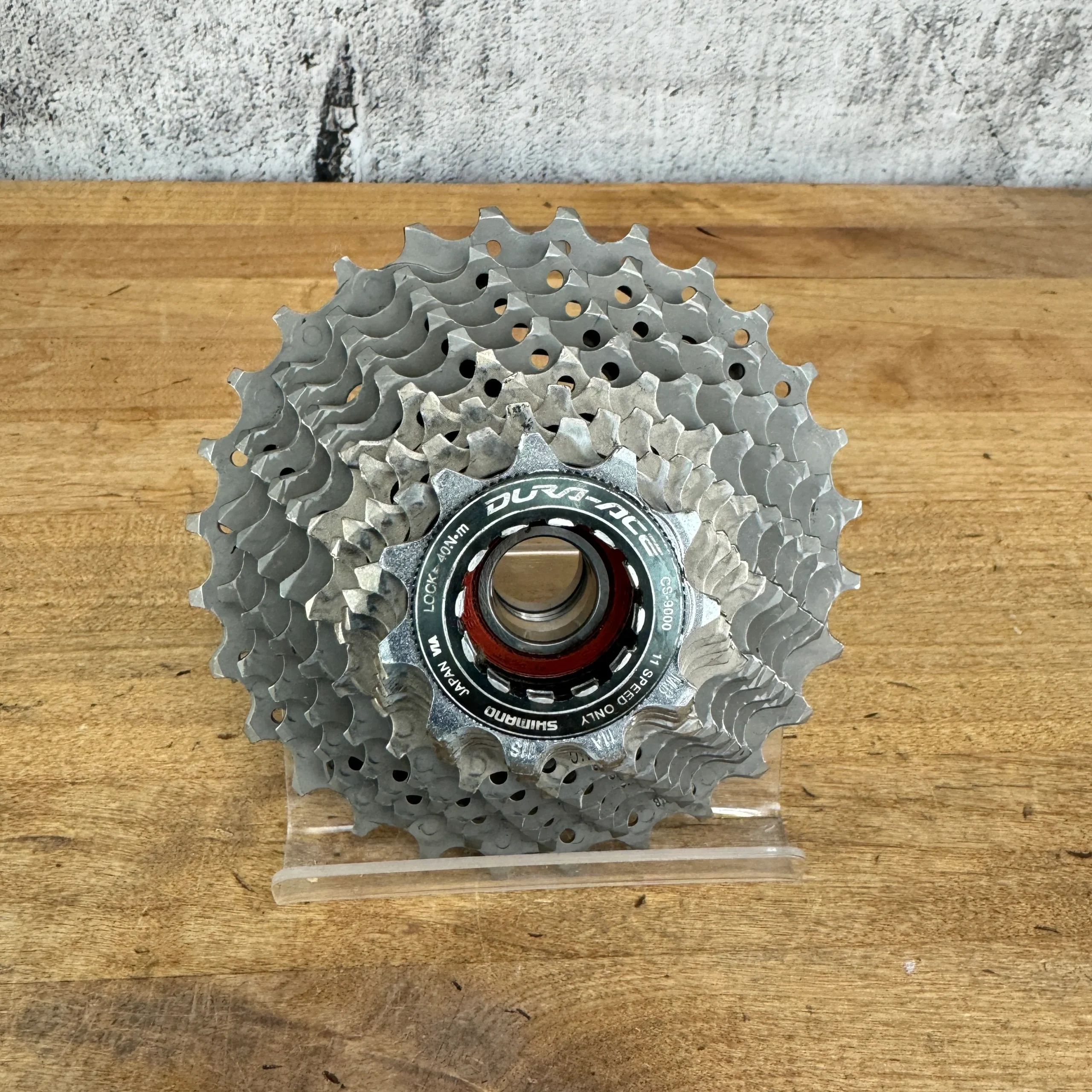 Low Mile! Shimano Dura Ace CS-9000 11-28t Bike Cassette "Light Wear" 198g