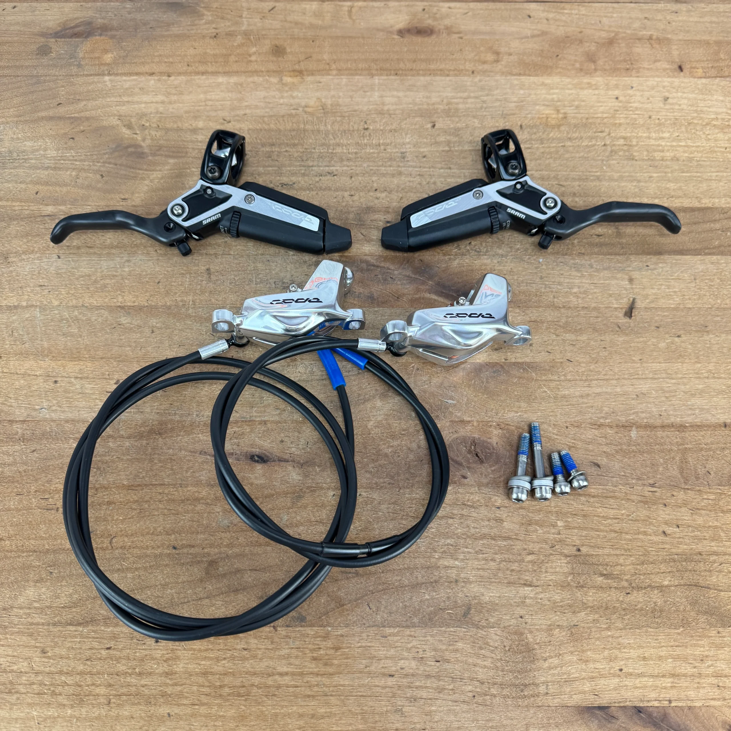 Low Mile! SRAM Code Ultimate Stealth Mountain Bike Disc Brakeset 660g