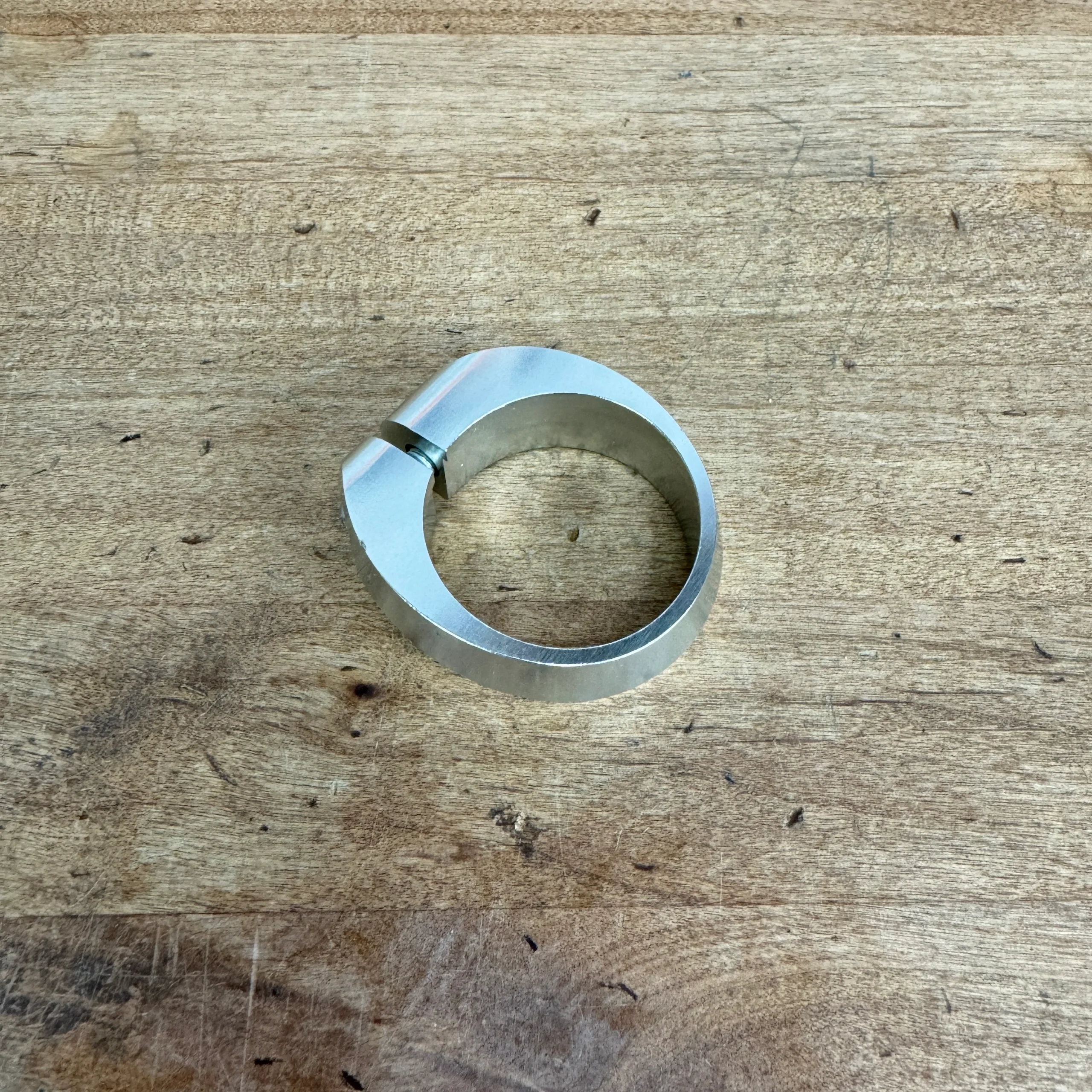 Low Mile! Thomson Silver 34.9mm 1 3/8" Seatpost Collar Clamp 30g