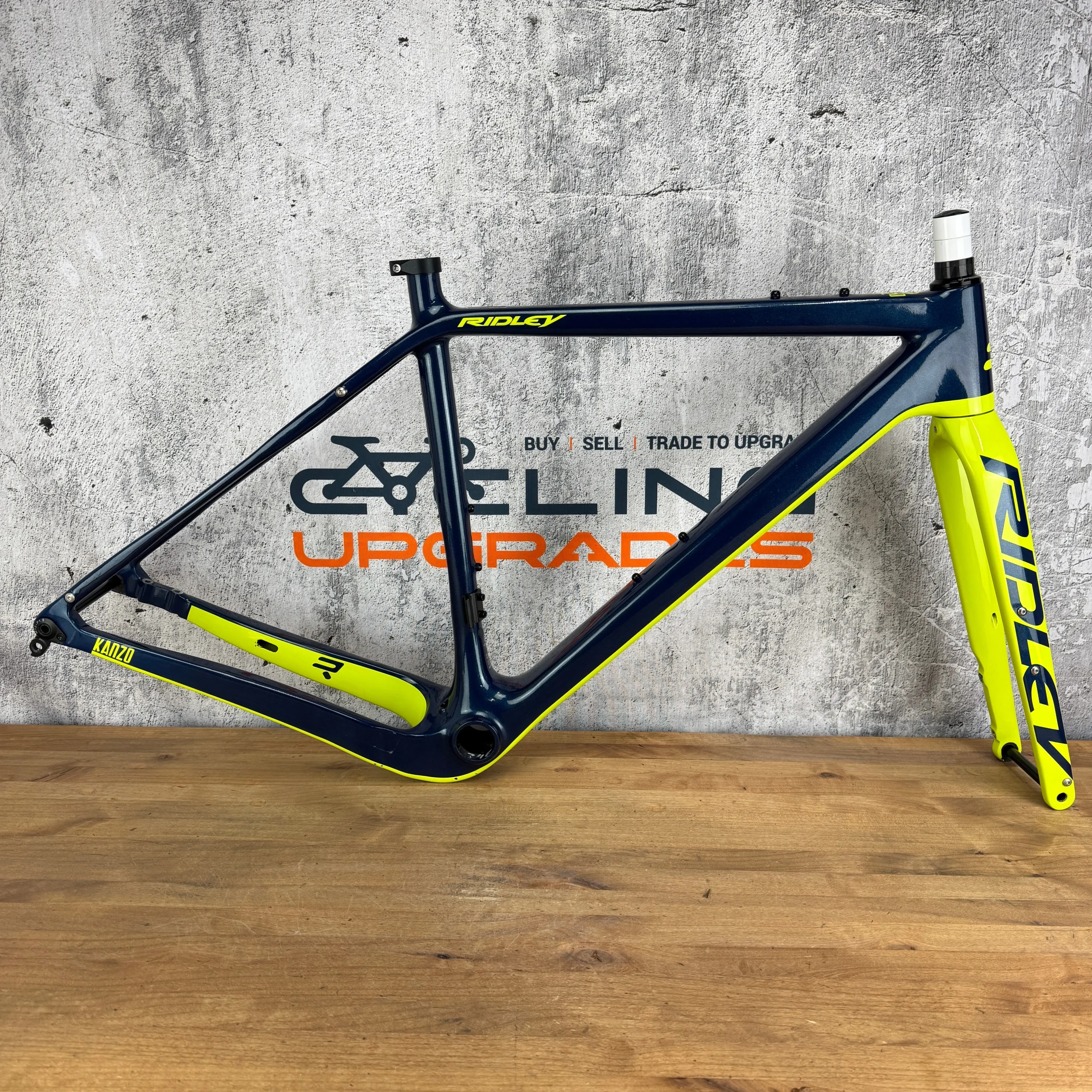 Ridden Once! Ridley Kanzo C XS Carbon Gravel Disc Brake Frameset 700c 1973g
