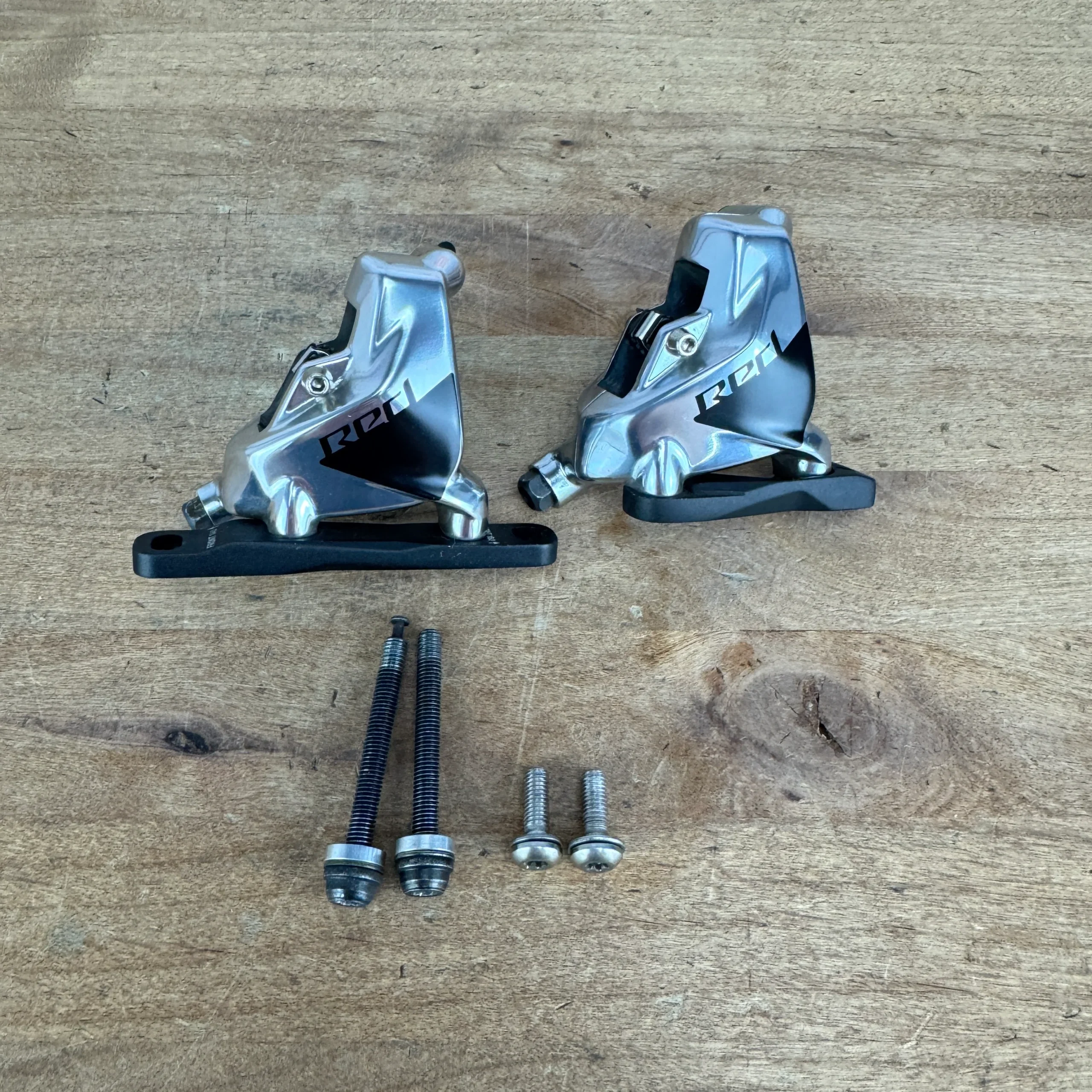 Low Mile! SRAM Red AXS Flat-Mount Two-Piece Disc Brake Calipers 270g