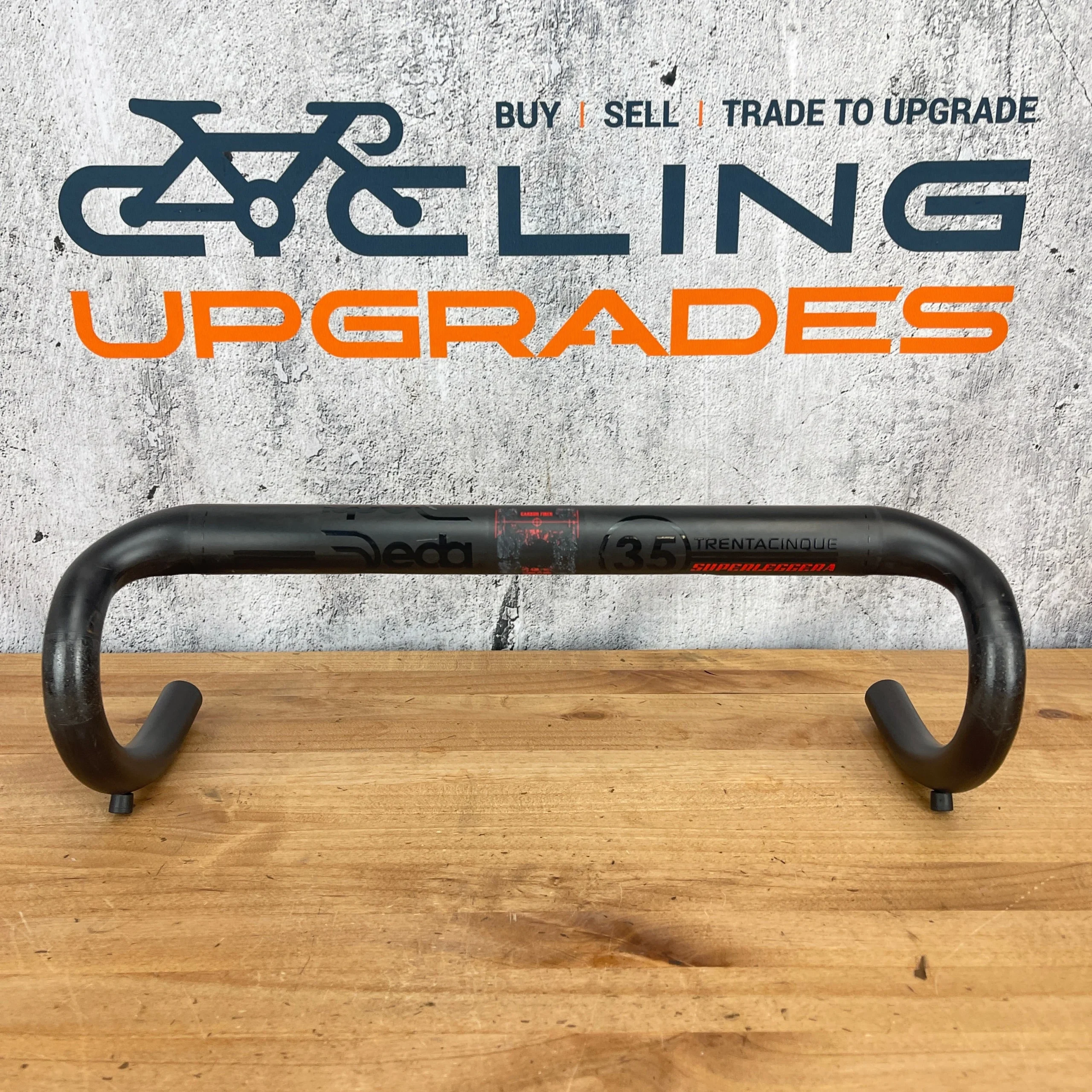 Deda Trentacinque SuperLeggera 44cm (42cm C-C) 35mm Carbon Handlebar 200g