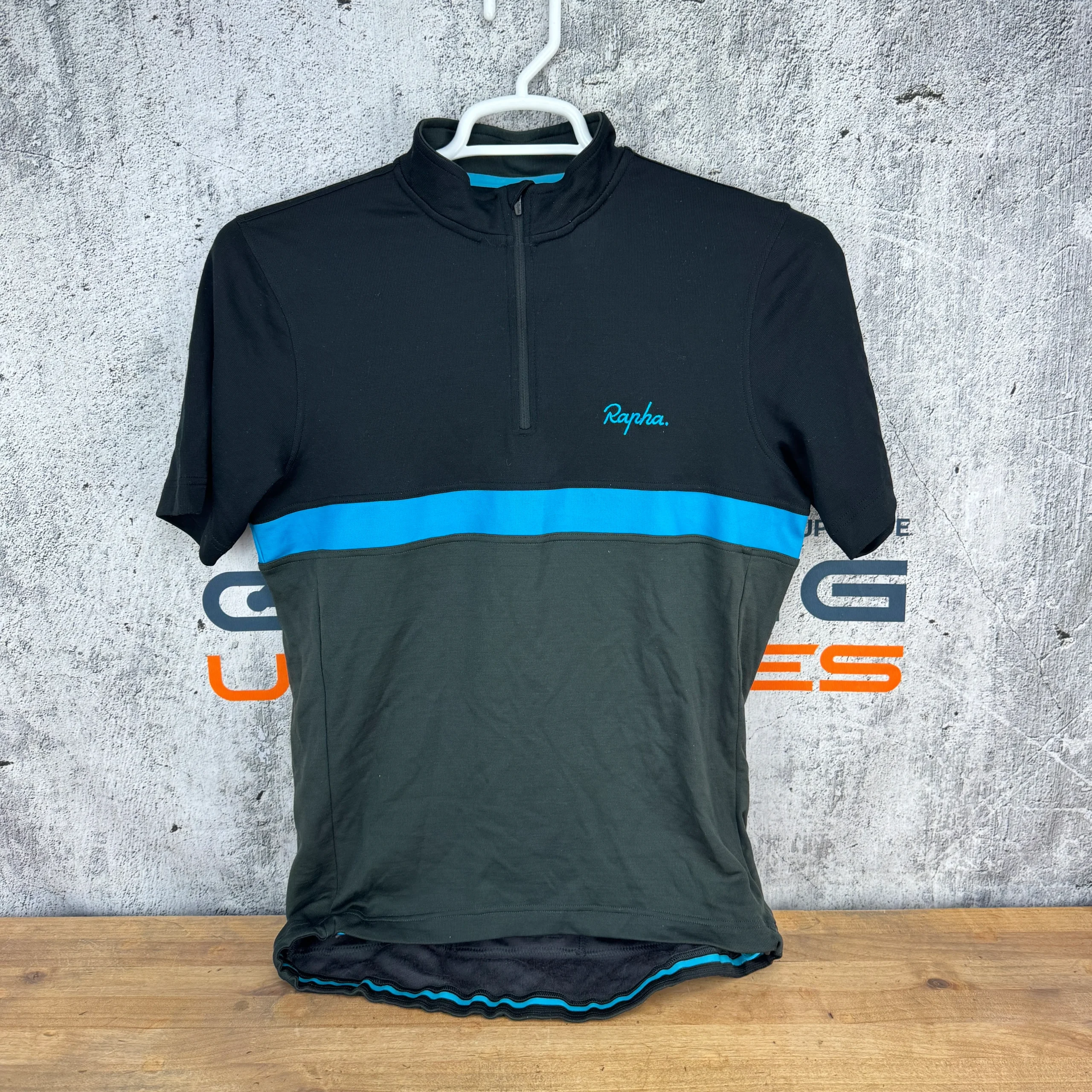 Rapha Club Merino Short Sleeve Team Sky Men's Large Cycling Jersey
