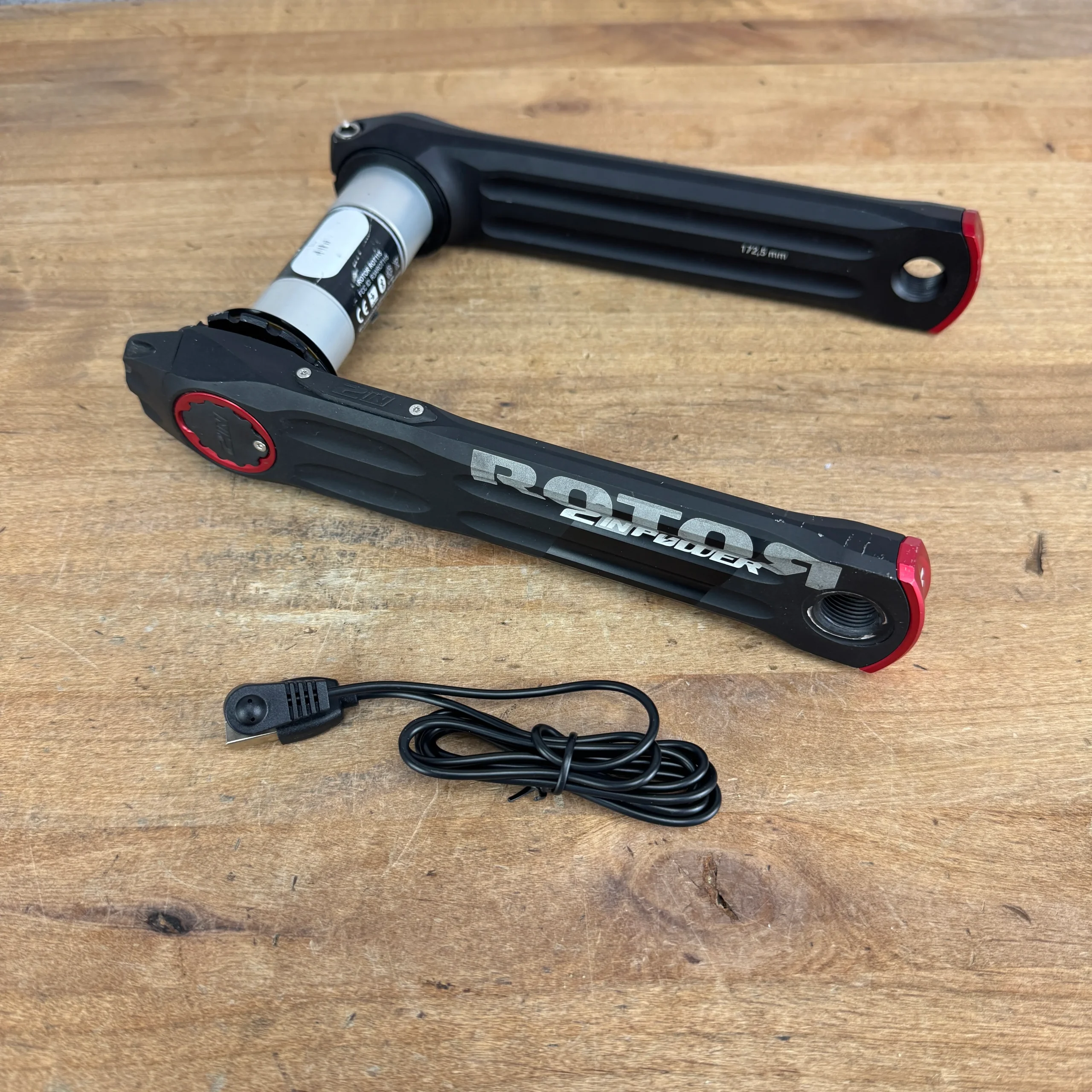 Rotor 2INPower 172.5mm Alloy OCP Direct Mount 30mm Power Meter Crankset 613g