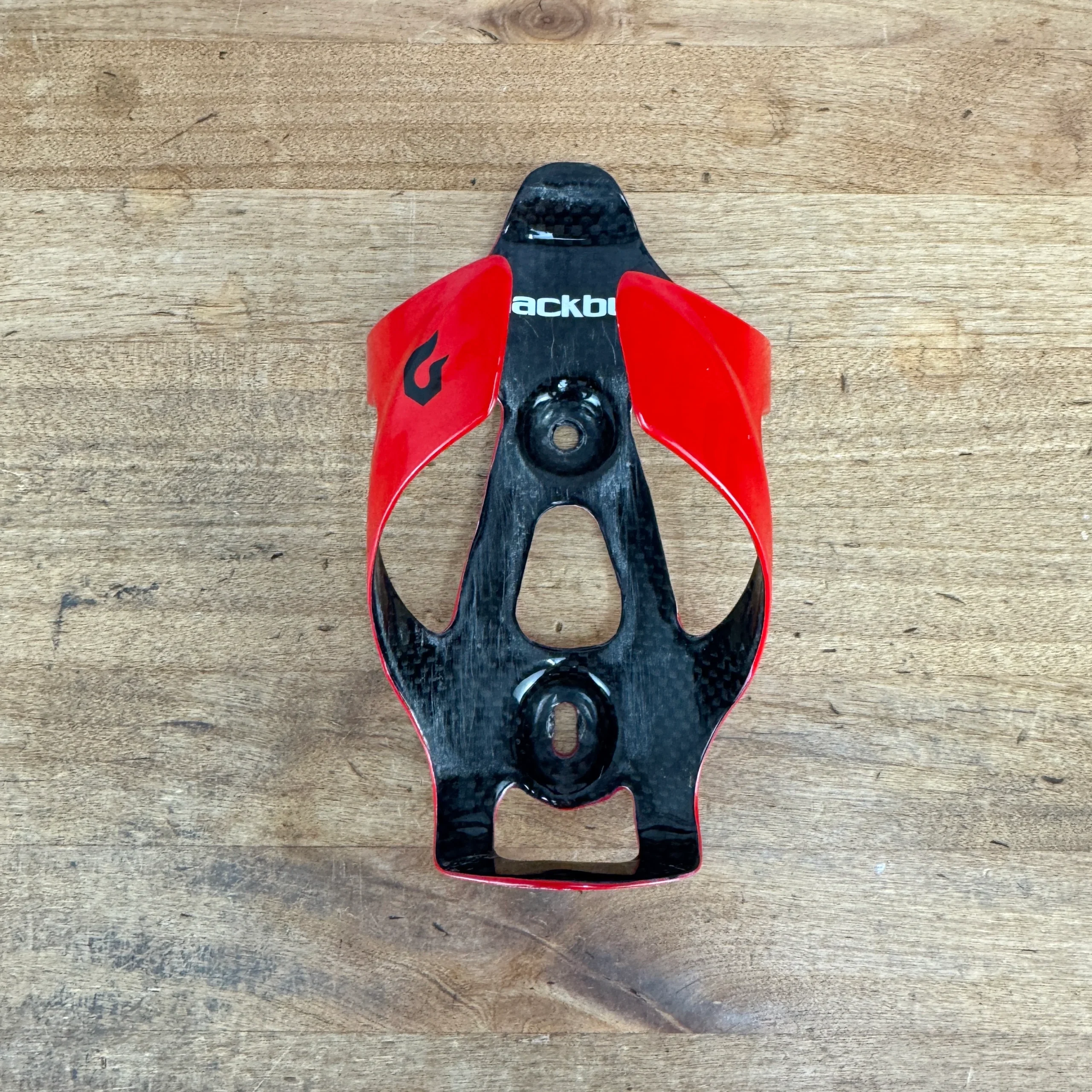 Blackburn Camber Carbon Red 3D Gloss Weave Single Water Bottle Cage 29g