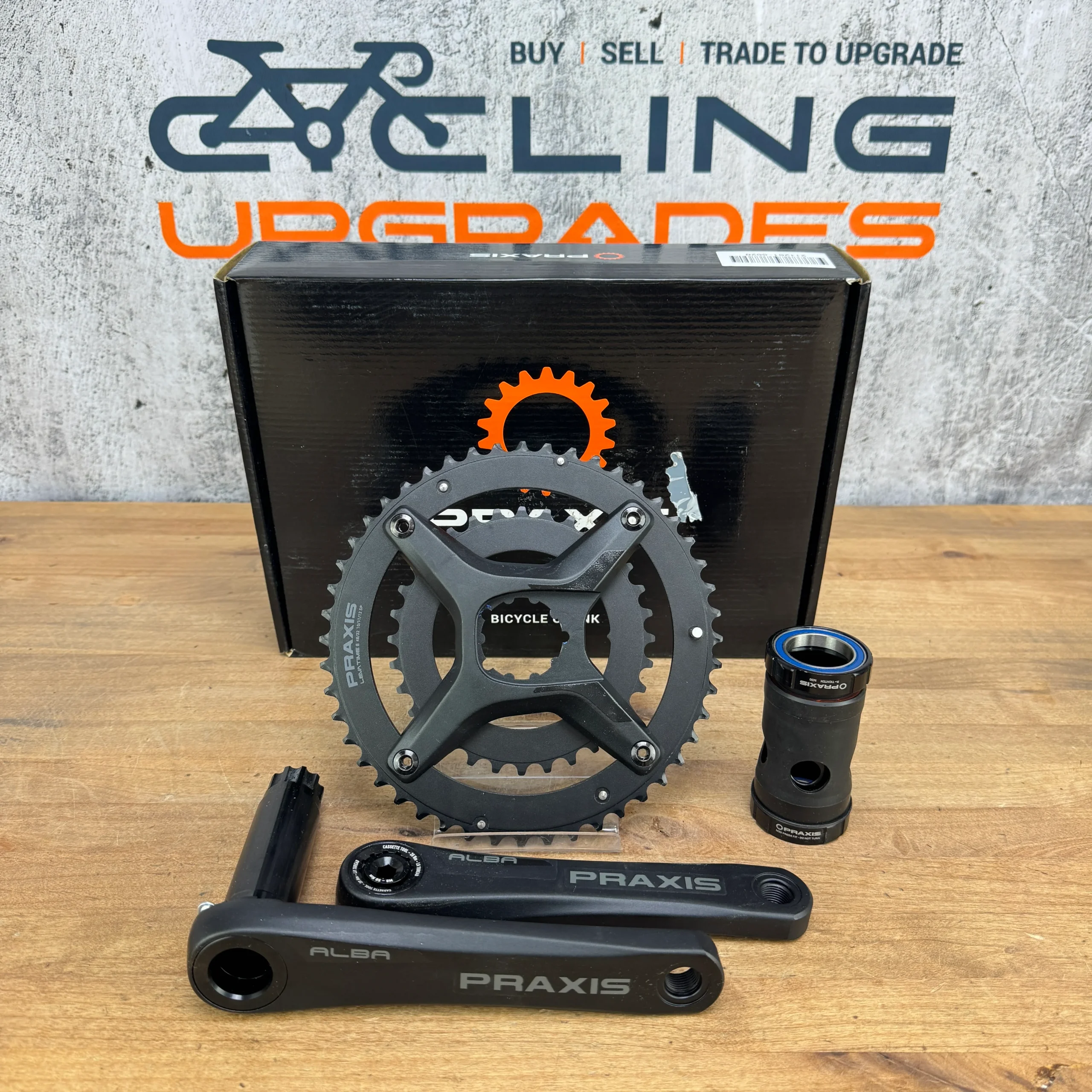New! PraxisWorks 170mm 48/32t 104 BCD Leva Time II Alloy Bike Crankset