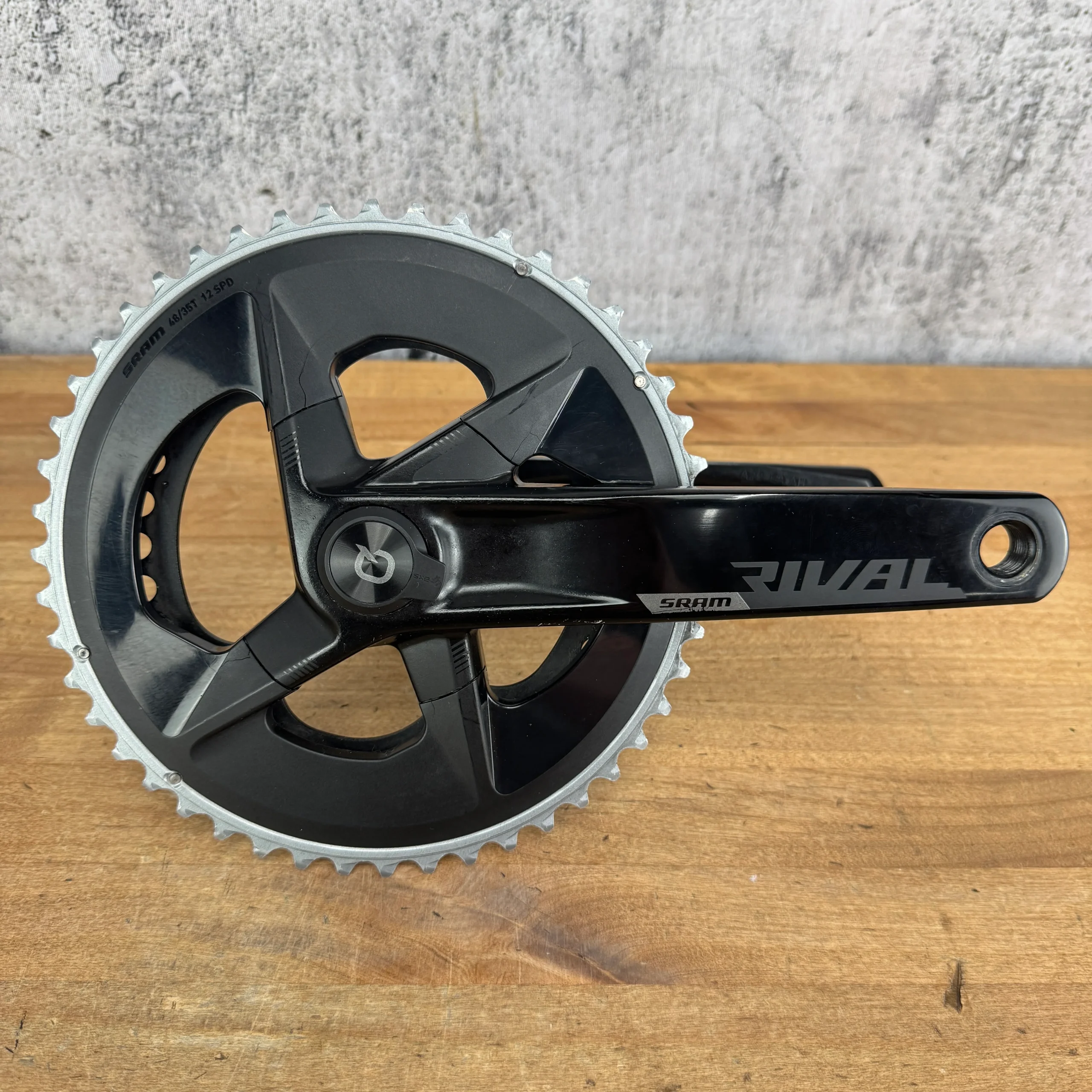 SRAM Rival AXS 172.5mm 48/35t 12-Speed Quarq Power Meter Crankset DUB Spindle
