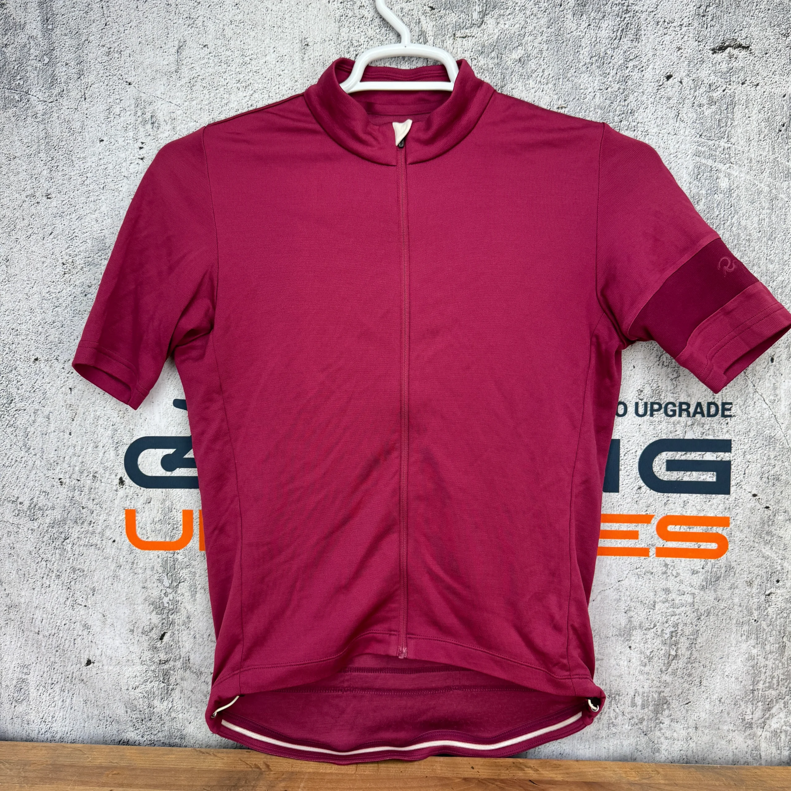 Light Use! Rapha Classic Medium Men's Magenta Short Sleeve Merino Cycling Jersey