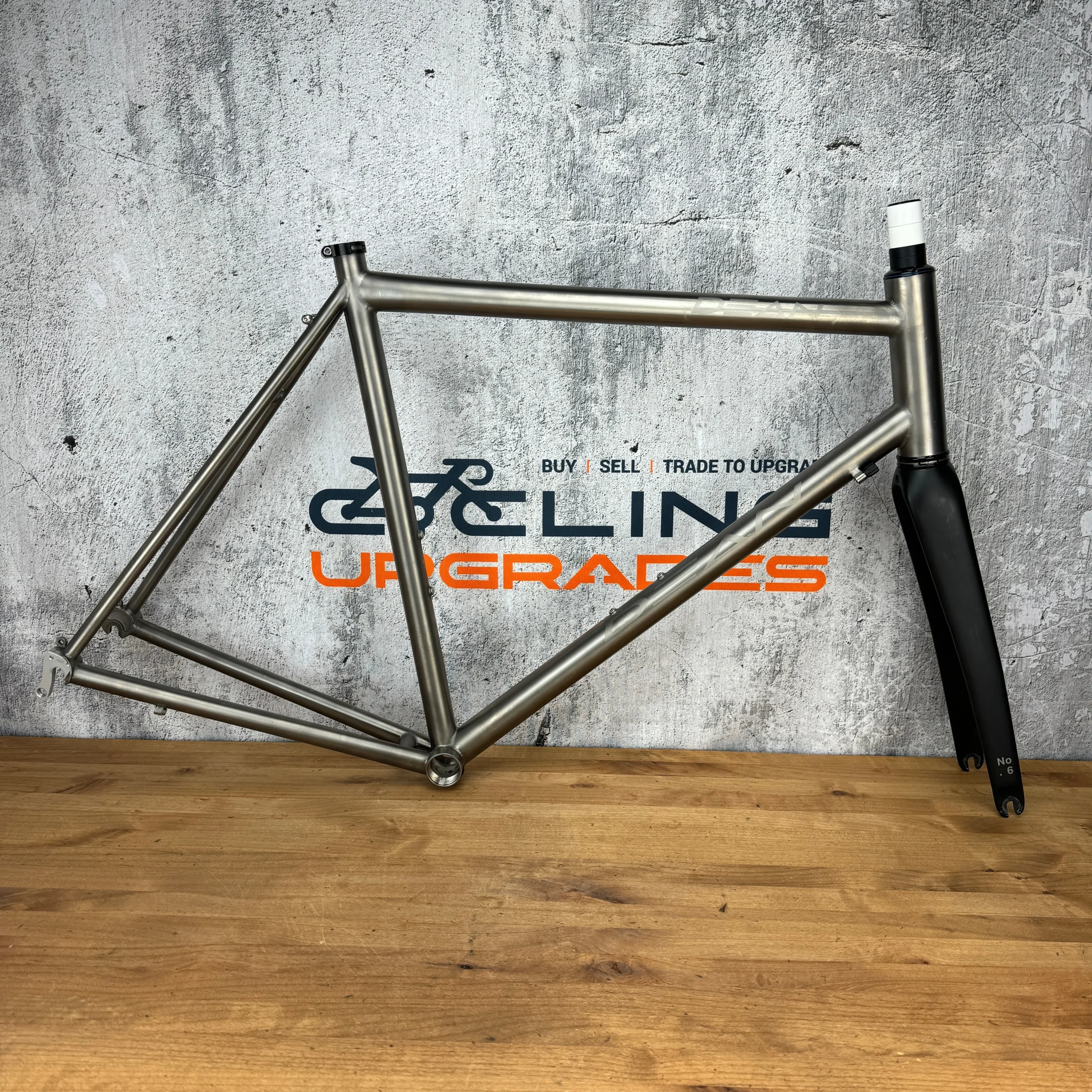 Low Mile! Dean El Diente 58cm Rim Brake Titanium Frameset 700c Whisky No. 9