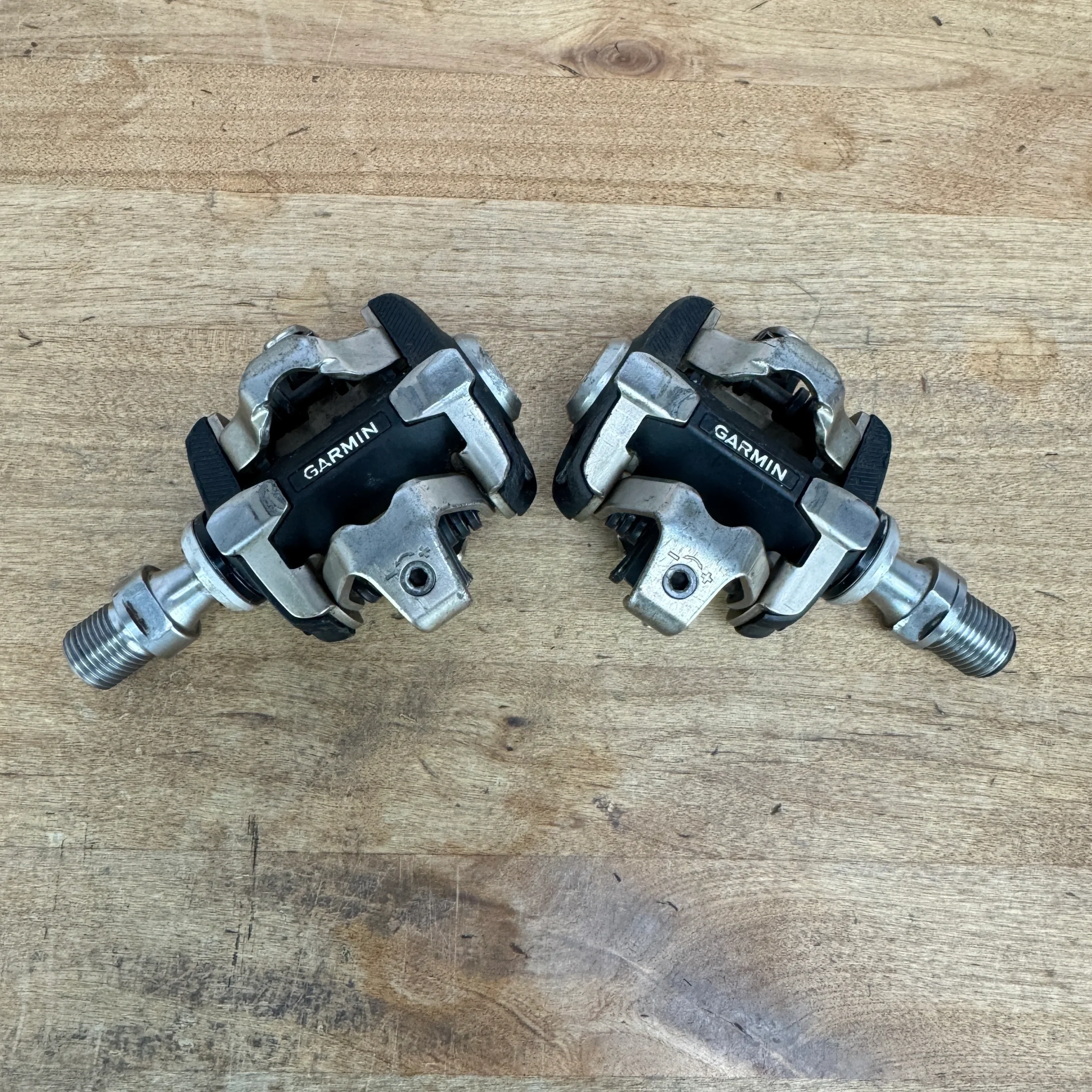Garmin Rally XC 100 Steel Spindle Clipless MTB Single Sided Power Meter Pedals