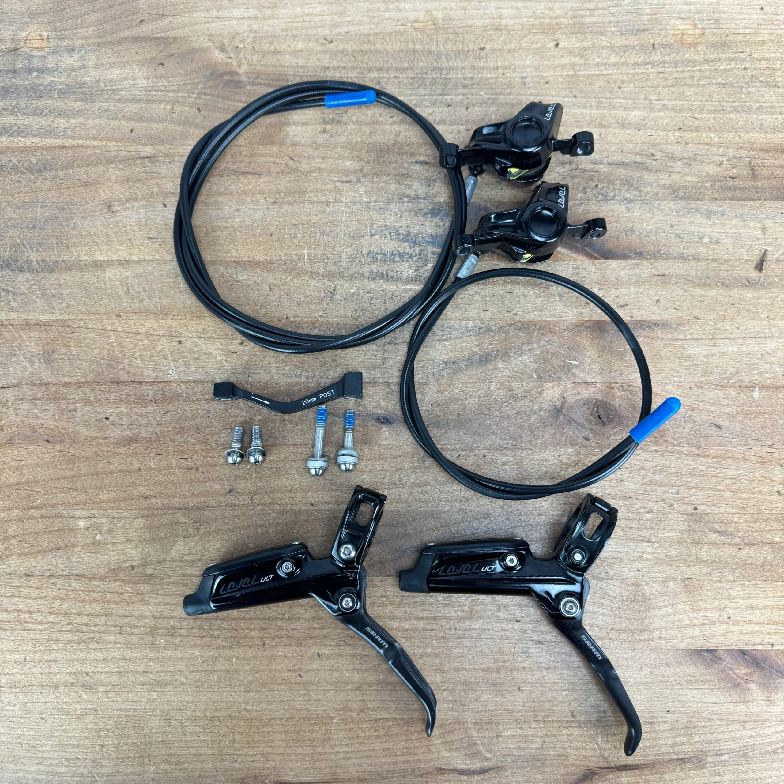 SRAM Level Ultimate Carbon Post-Mount Hydraulic Disc Brake Calipers 487g