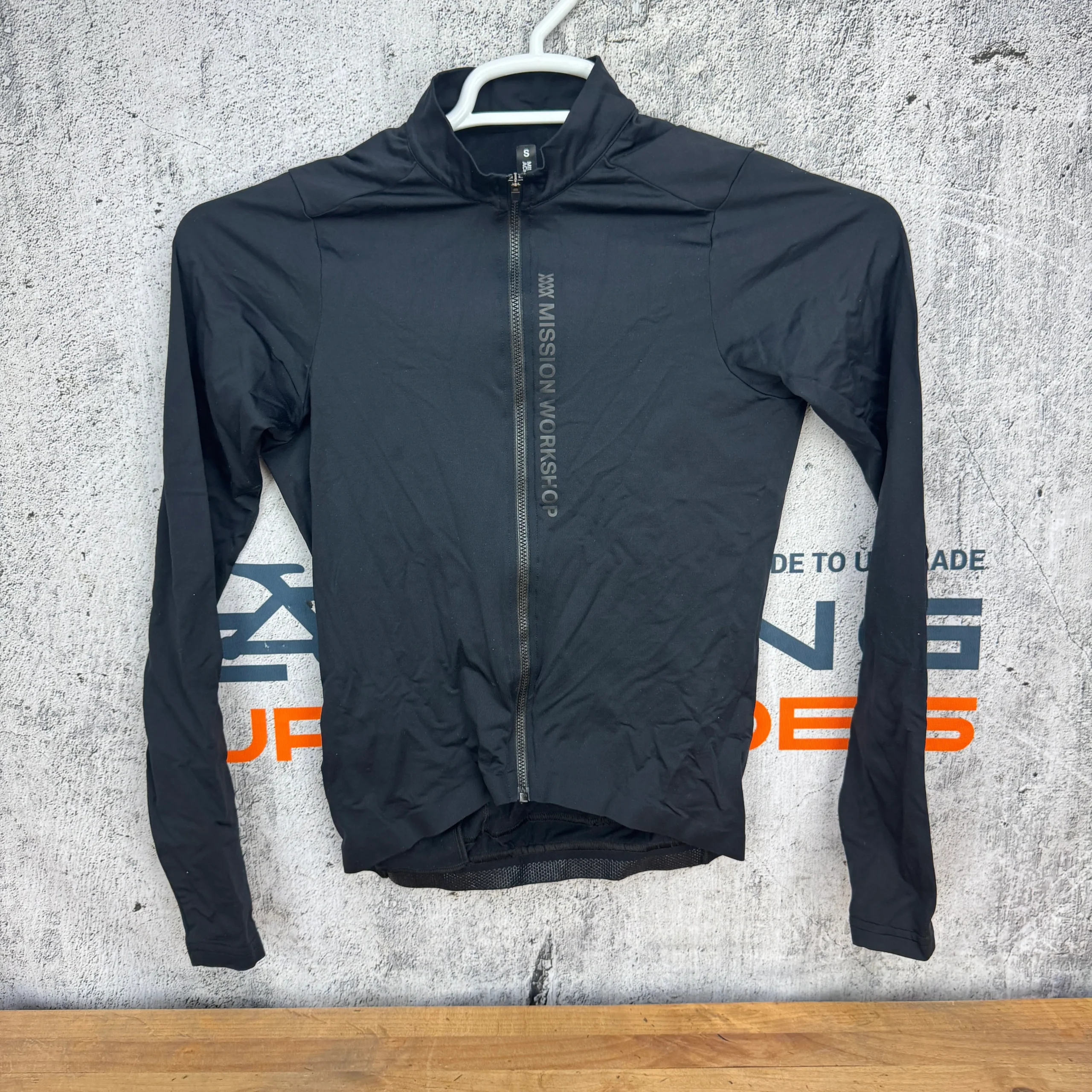 Mission Workshop Pro Acre Series Long Sleeve Black Men's Small Cycling Jersey