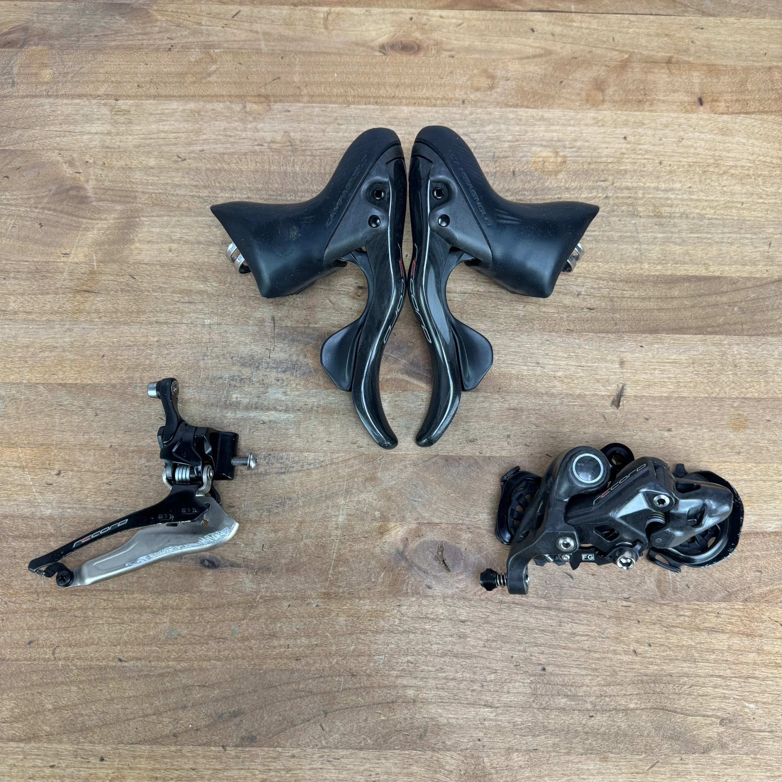 Campagnolo Record 12 Rim Brake Mechanical Carbon 12-Speed Mini Groupset 631g