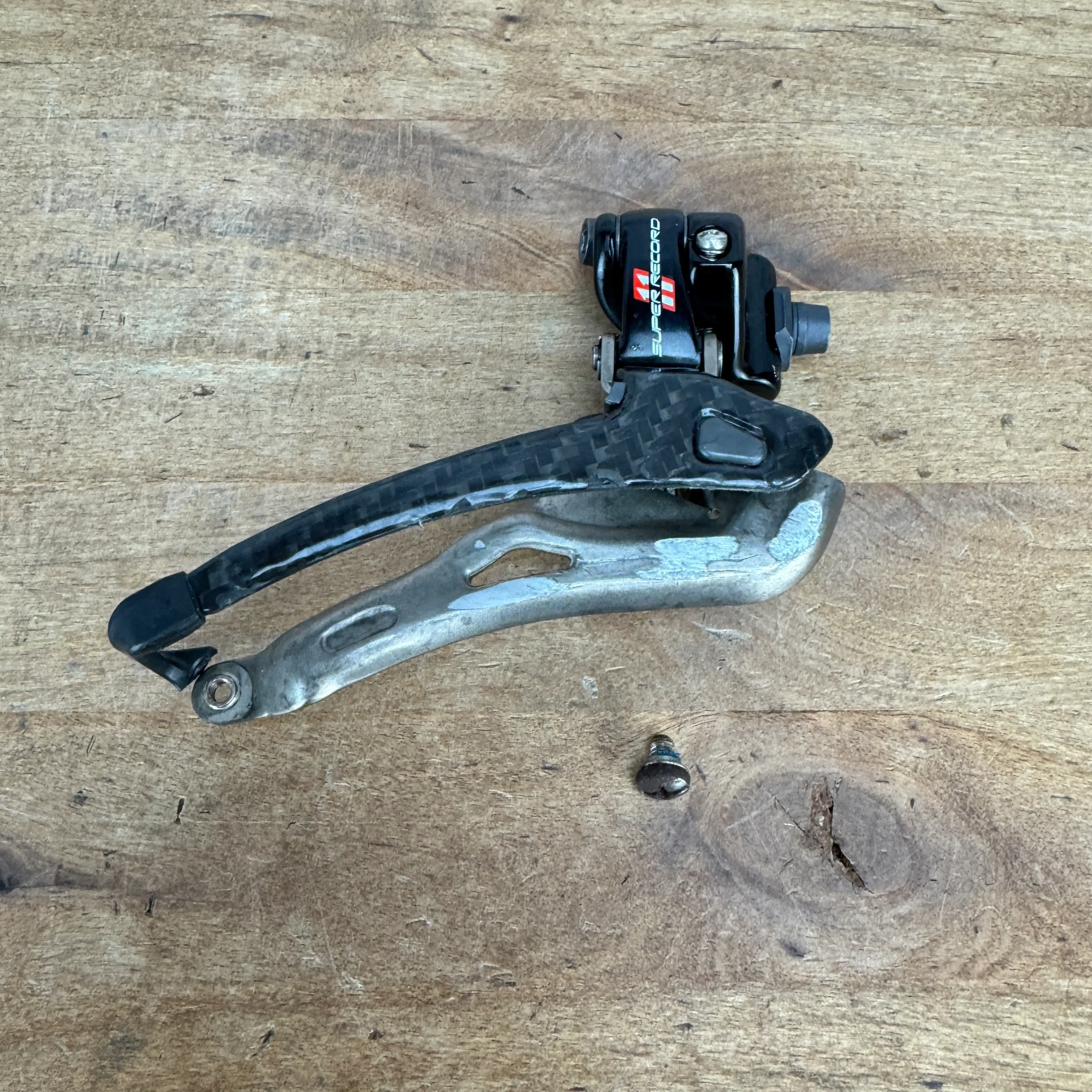 Campagnolo Super Record 11 FD11-SR2B 11-Speed Braze-On Front Derailleur 71g