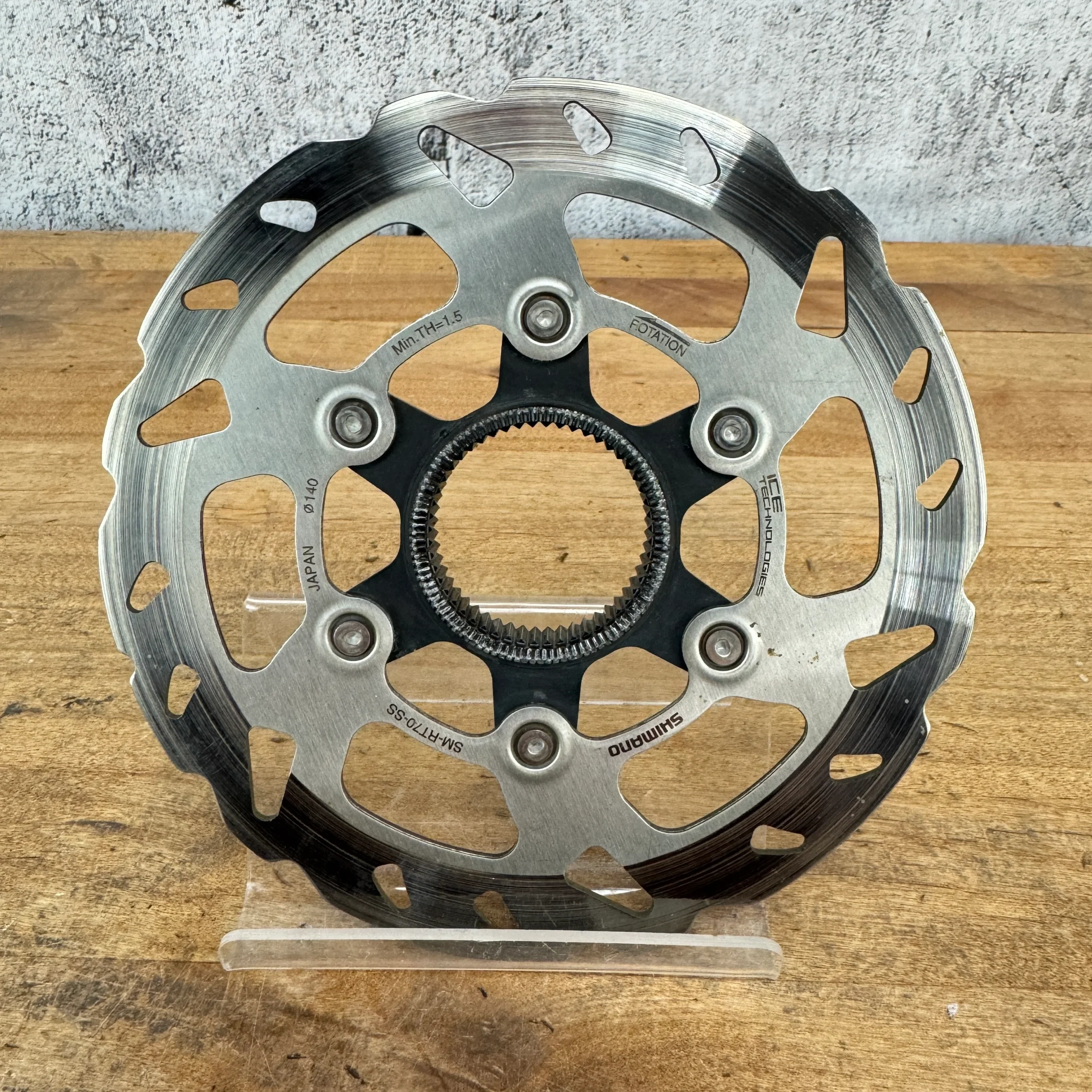 Shimano SLX SM-RT70-SS CenterLock 140mm Single Disc Brake Rotor 117g