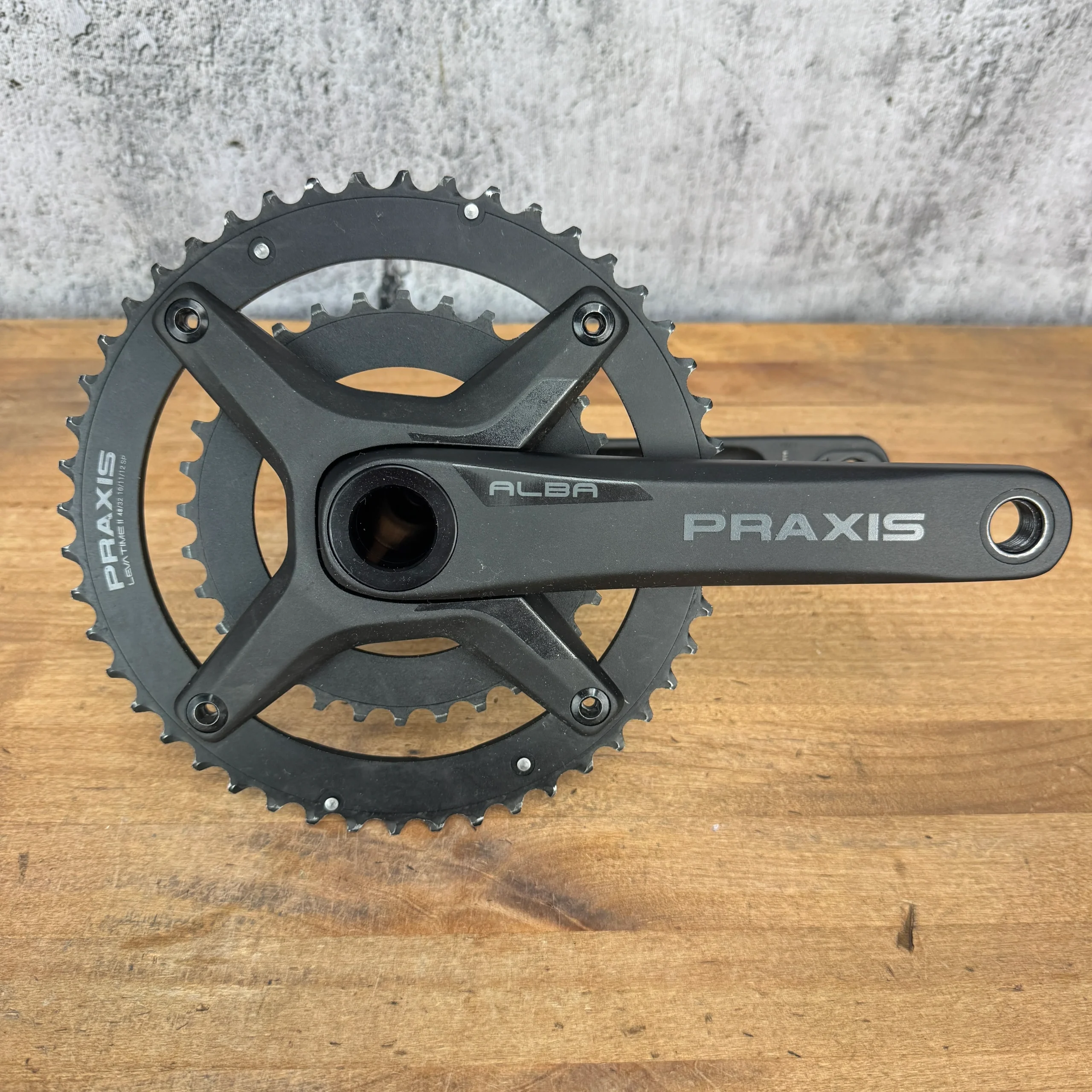 PraxisWorks Alba 172.5mm 48/32t 10-12 Speed Alloy LevaTime II X-Ring Crankset