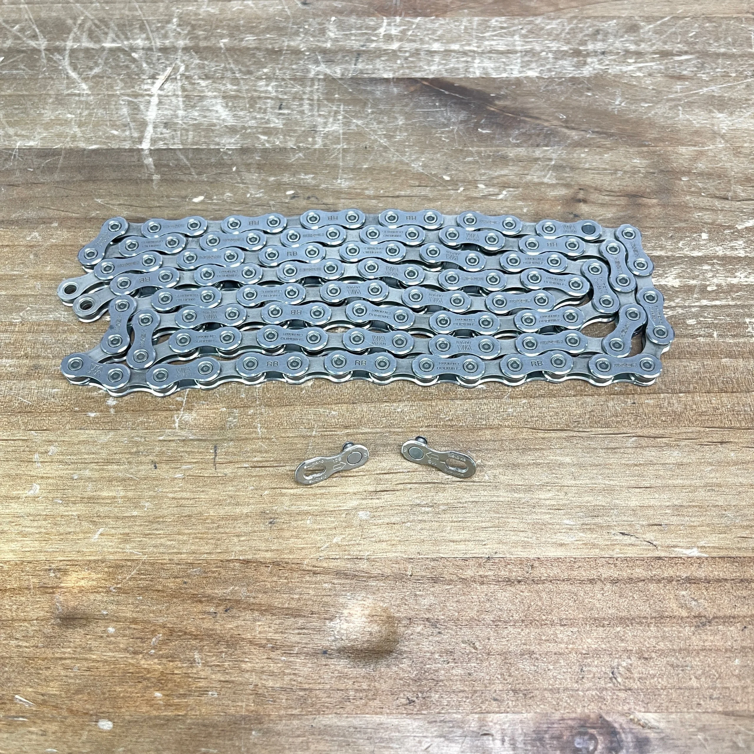 Low Mile Shimano SLX/105 CN-HG601 11-Speed Bike Chain - Various Lengths