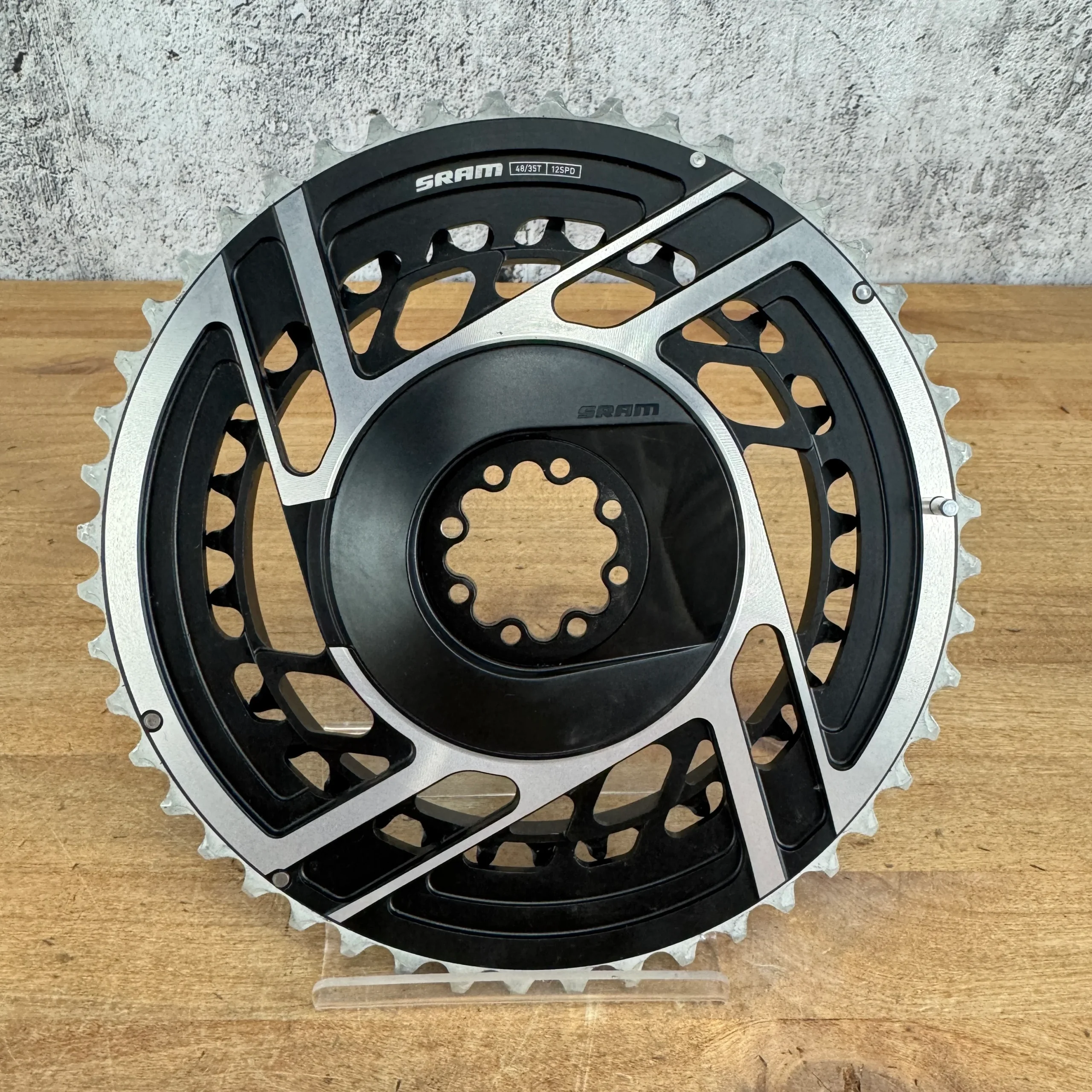 Low Mile! SRAM Red AXS D1 48/35t 12-Speed 8-Bolt DM Chainring Set 240g