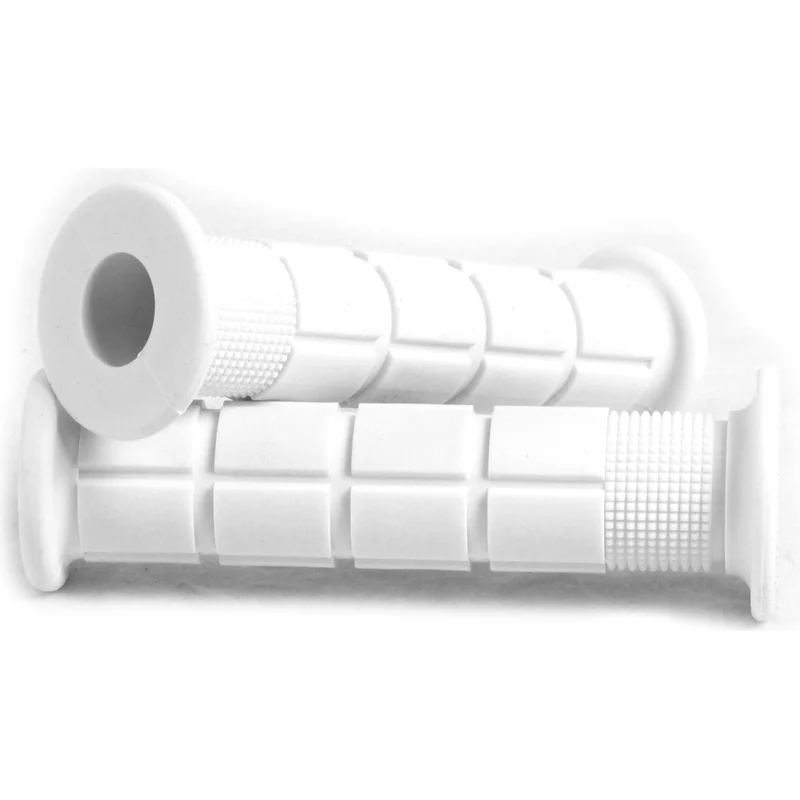 EighthInch Bicycle Handlebar Grips Mountain Bike MTB Riser Bar // White // Pair