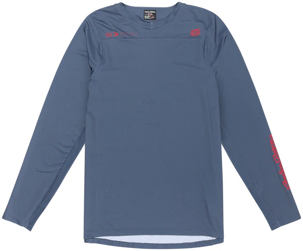 Troy Lee Designs Skyline Long Sleeve Jersey Mono Steel Blue, Medium
