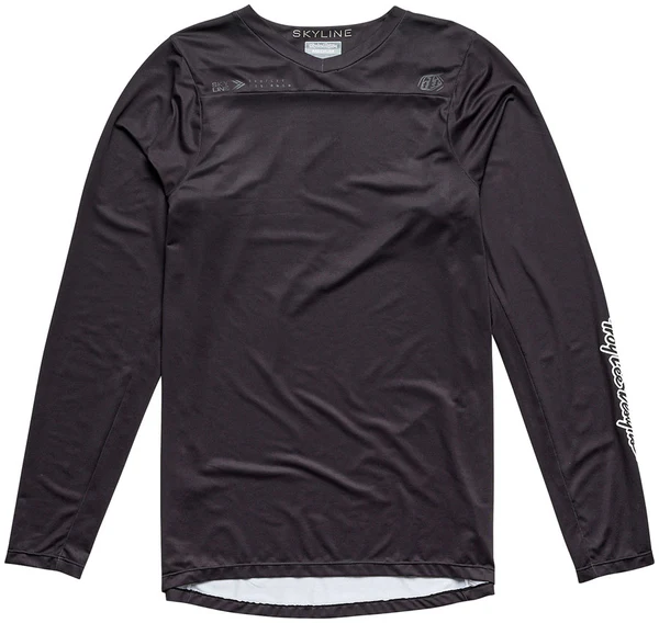 Troy Lee Designs Skyline Long Sleeve Jersey Mono Black, Large