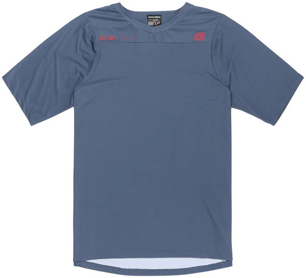 Troy Lee Designs Skyline Short Sleeve Jersey Mono Steel Blue, Small