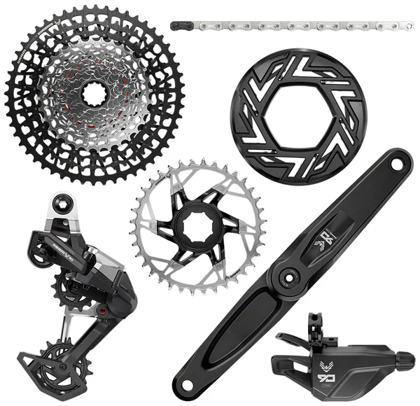 SRAM Eagle 90 Ebike Groupset -165mm,Brose, 36T, Clip-on Guard, Chain, XS-1275 10-52t, Single Click Shifter, Rear