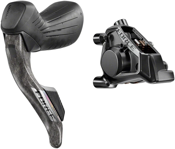 SRAM Force eTap AXS HRD Shift/Brake Lever and Hydraulic Disc Caliper - Left/Front, Flat Mount 20mm Offset, 950mm Hose,