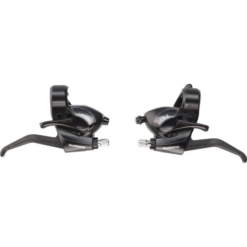 Shimano ST-EF41 3x7-Speed Brake/Shift Lever Set Black