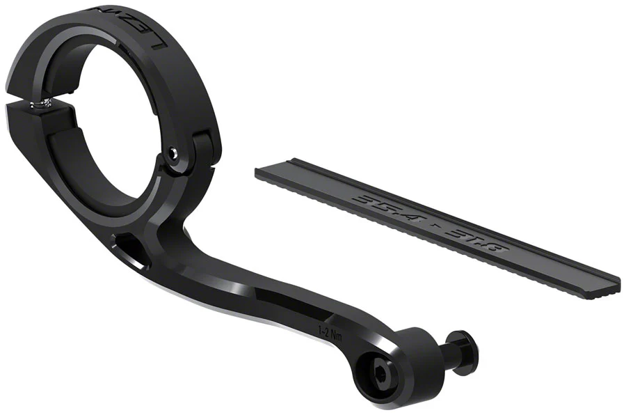 Lezyne Ebike Forward Center Handlebar Headlight Mount - With Shims Black