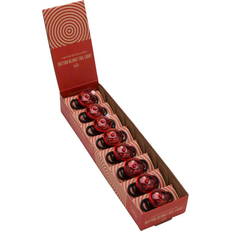 Planet Bike Button Blinky Taillight: Box of 8