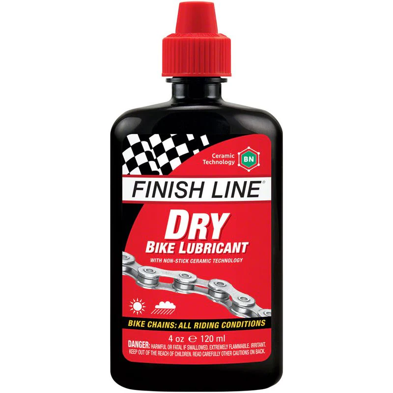 Finish Line DRY Bike Chain Lube - 8 fl oz, Drip // THE MOST POPULAR CHAIN LUBE